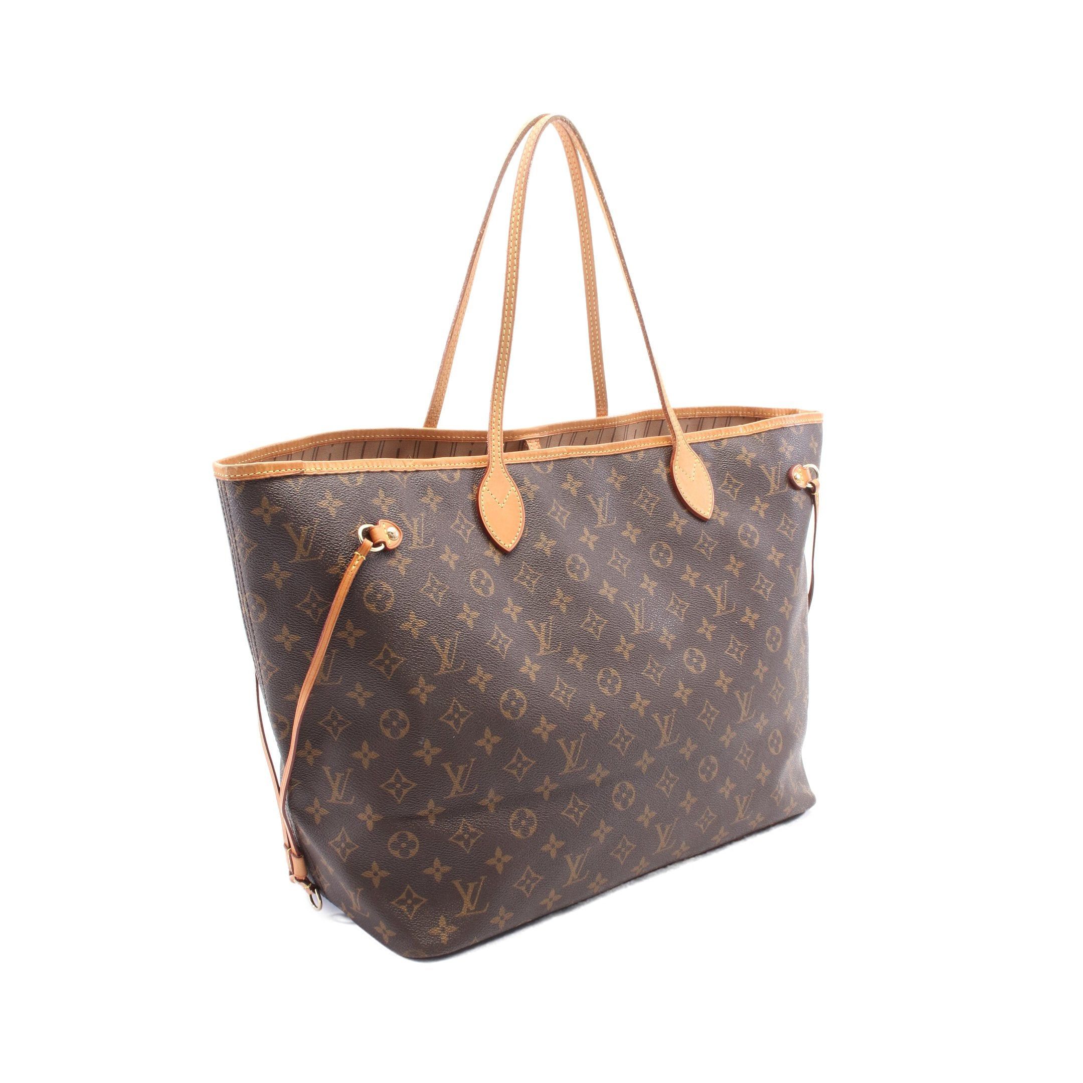 Louis Vuitton Louis Vuitton Neverfull Gm Monogram Shoulder Bag Tote Leather Brown Size ONE SIZE - 2 Thumbnail