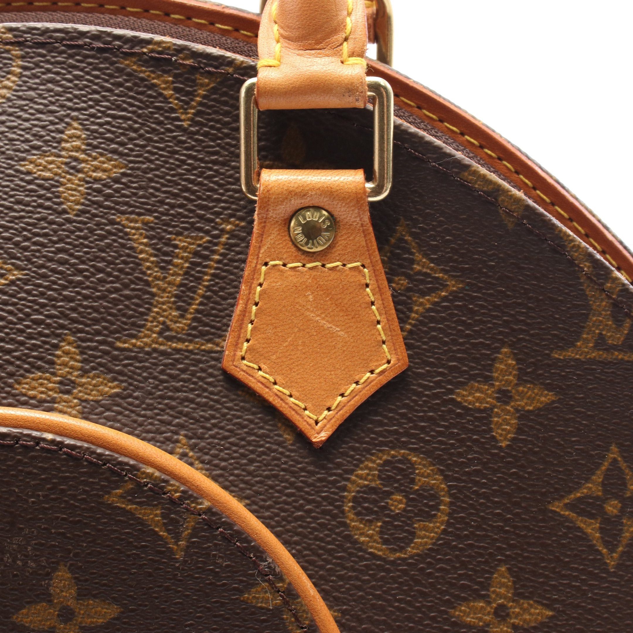 Louis Vuitton Louis Vuitton Ellipse Pm Monogram Handbag Leather Brown Size ONE SIZE - 7 Thumbnail