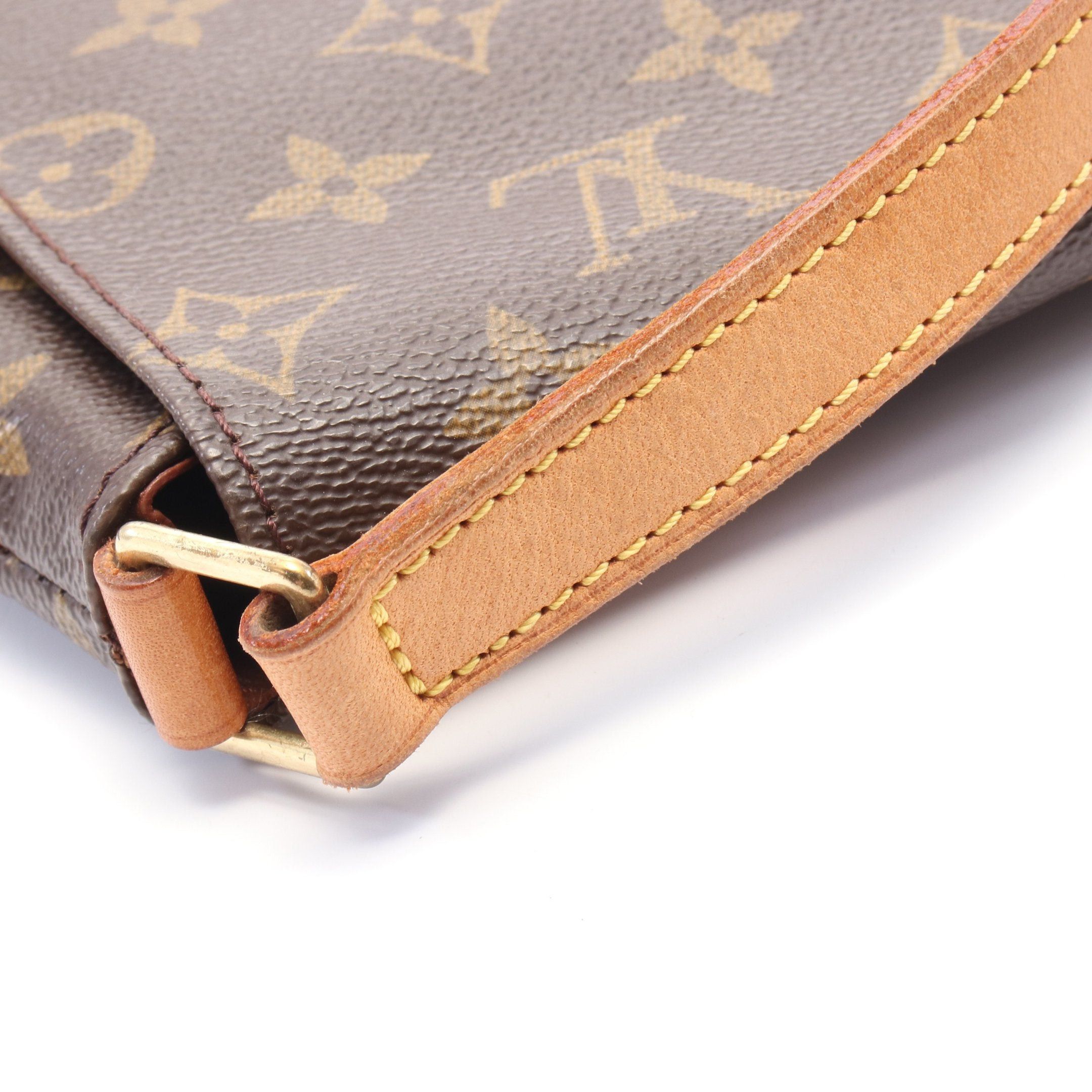 Louis Vuitton Louis Vuitton Musette Salsa Long Strap Monogram Shoulder Bag Leather Brown Size ONE SIZE - 8 Thumbnail