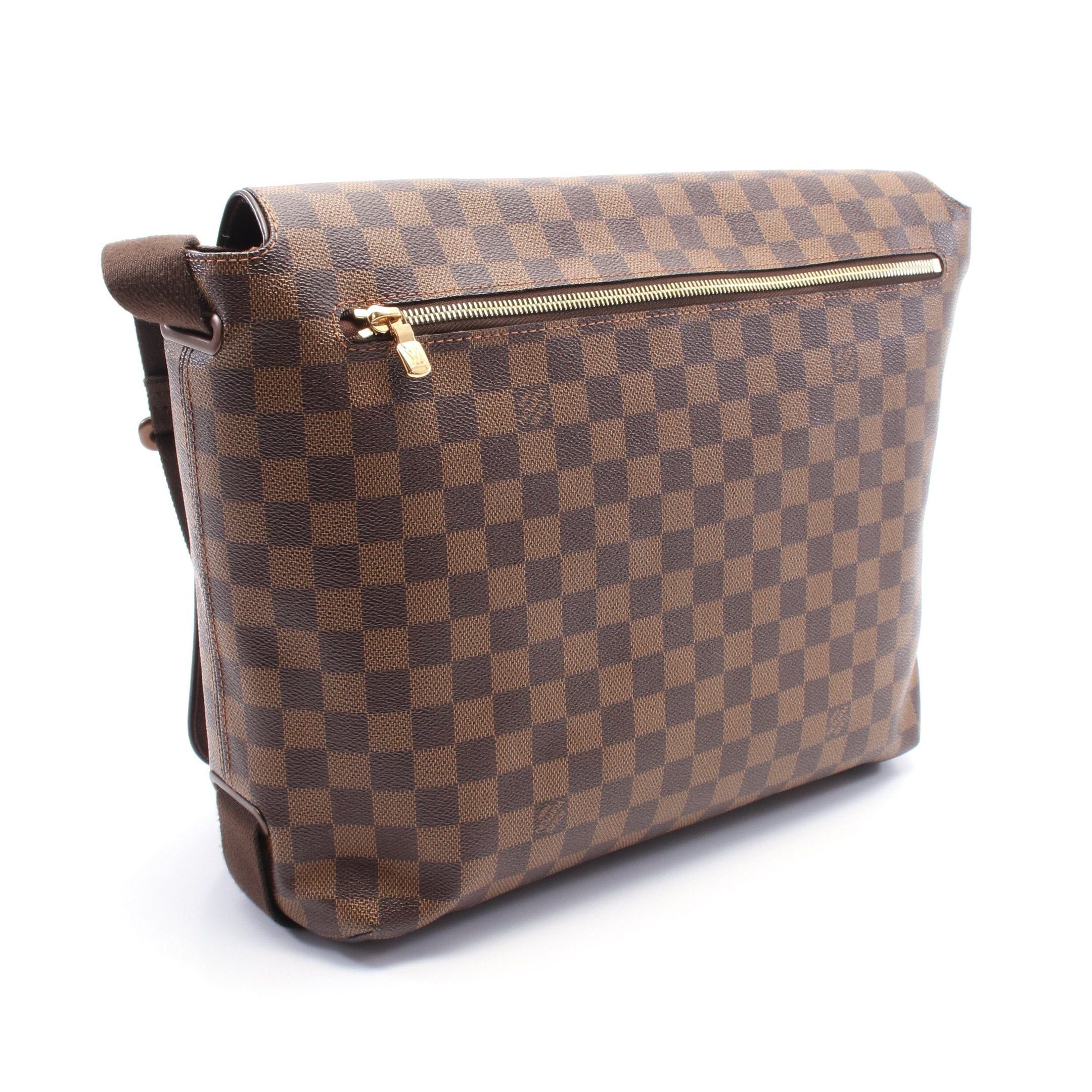 Louis Vuitton Louis Vuitton Brooklyn Mm Damier Ebene Shoulder Bag Leather Brown Size ONE SIZE - 2 Thumbnail
