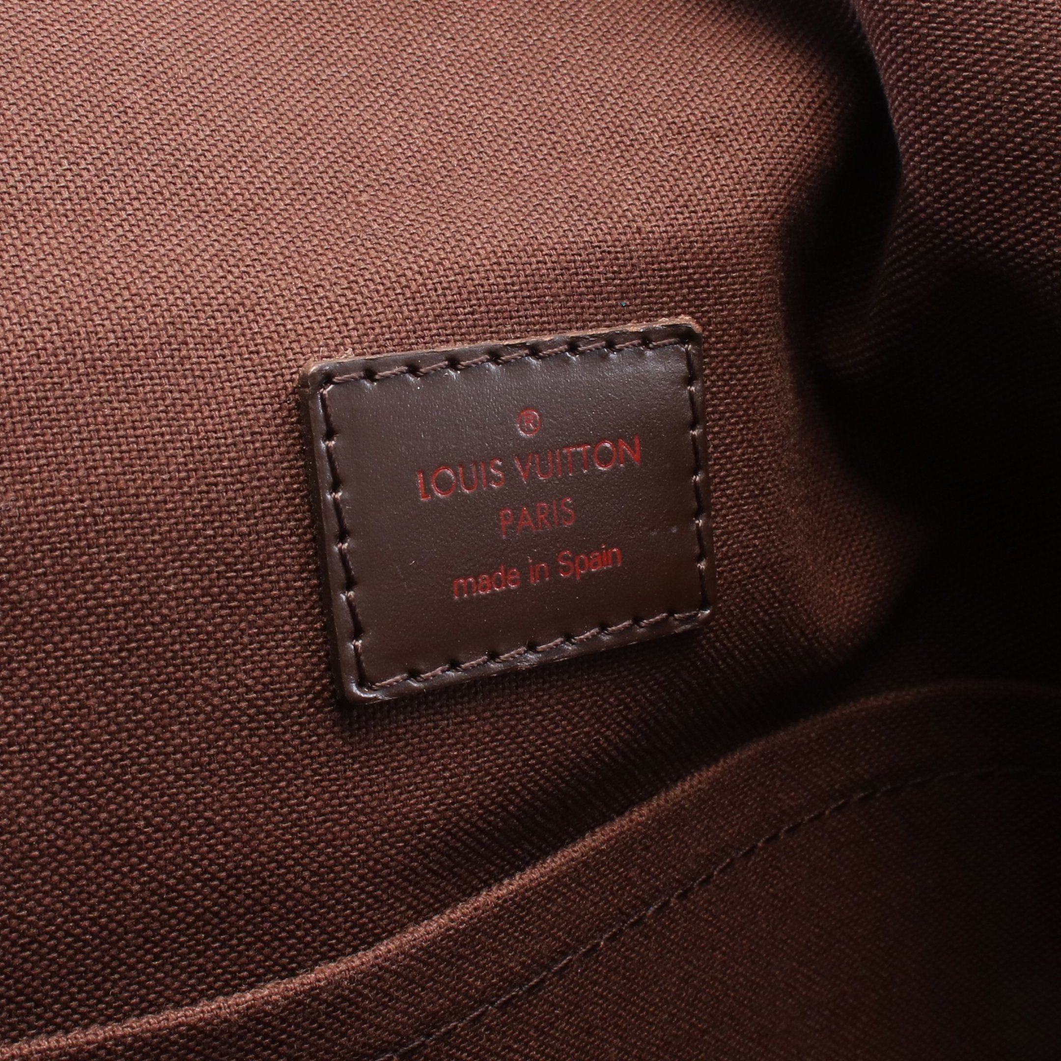 Louis Vuitton Louis Vuitton Brooklyn Mm Damier Ebene Shoulder Bag Leather Brown Size ONE SIZE - 4 Thumbnail