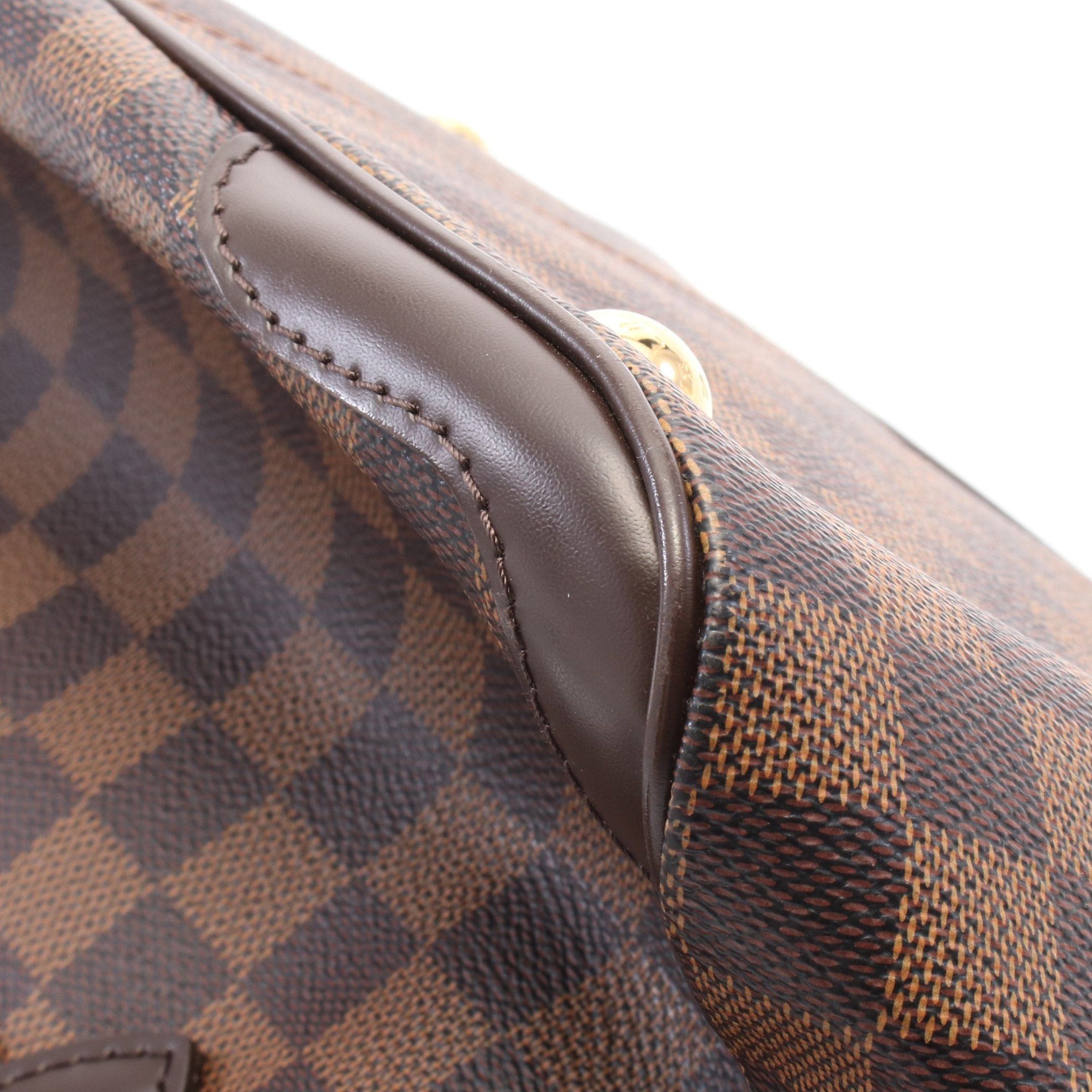 Louis Vuitton Louis Vuitton Verona Pm Damier Ebene Shoulder Bag Leather Brown Size ONE SIZE - 6 Thumbnail