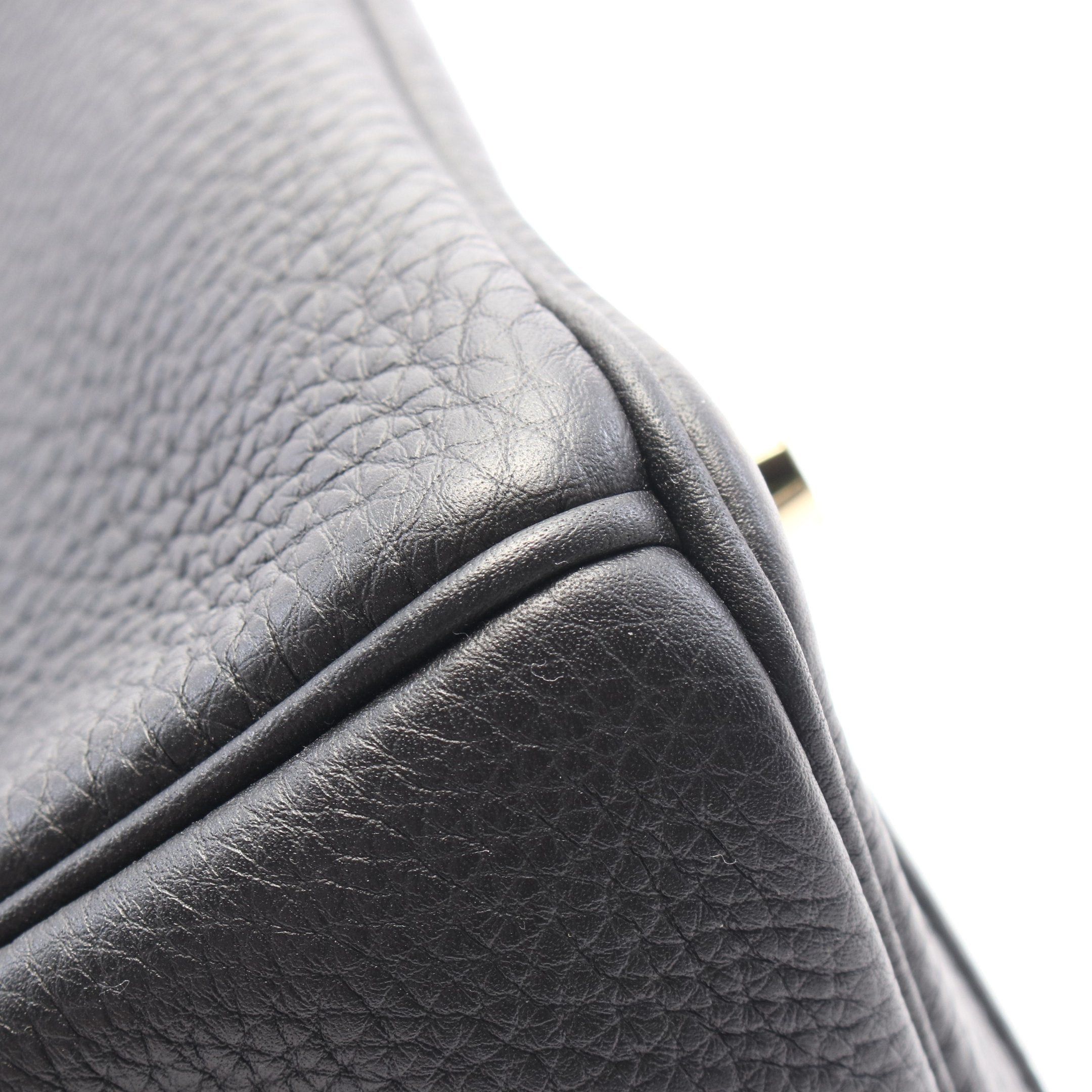 Hermes Hermes Birkin 30 Handbag Togo Black Gold Hardware A Stamp Size ONE SIZE - 7 Thumbnail