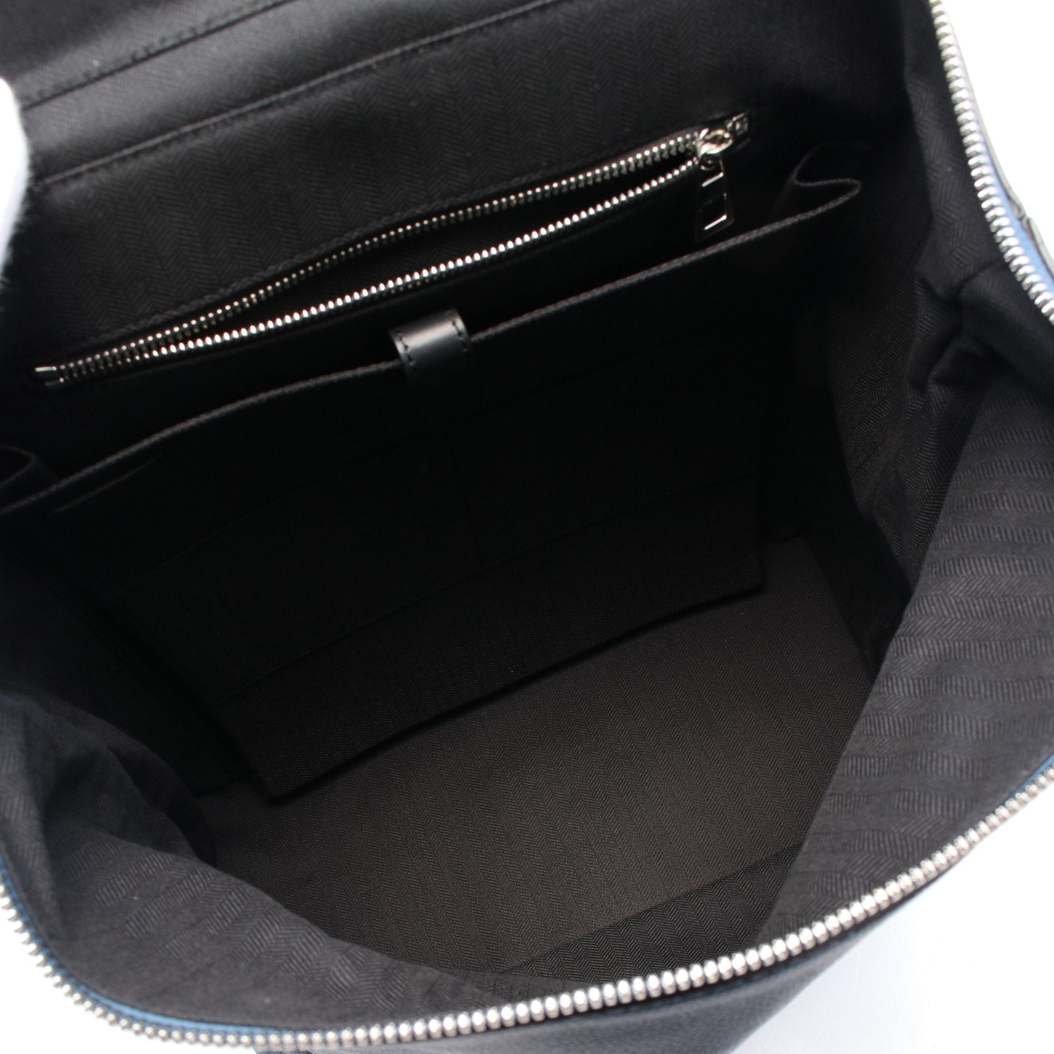 Loewe Loewe Goya Backpack Rucksack Leather Blue Size ONE SIZE - 3 Thumbnail