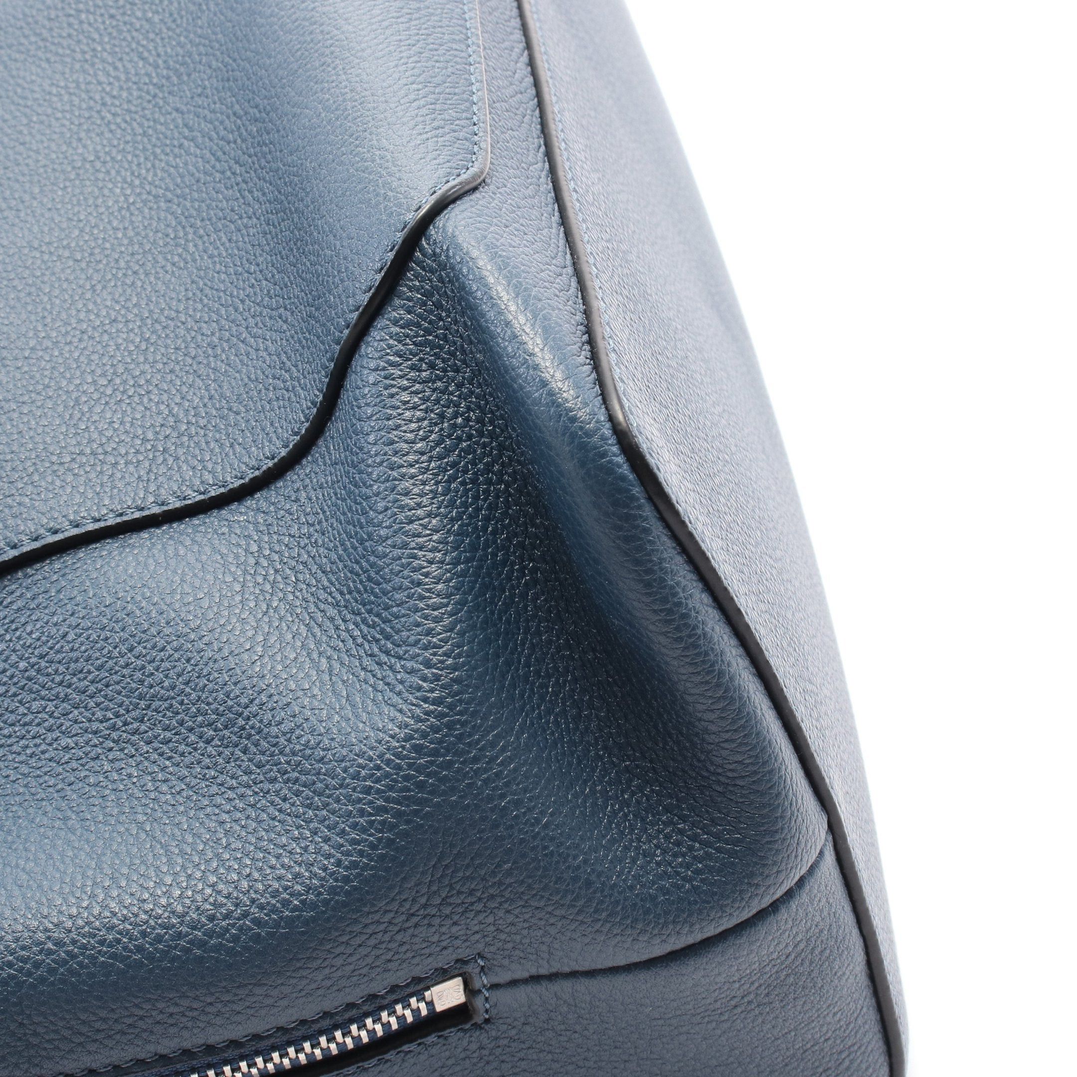 Loewe Loewe Goya Backpack Rucksack Leather Blue Size ONE SIZE - 5 Thumbnail