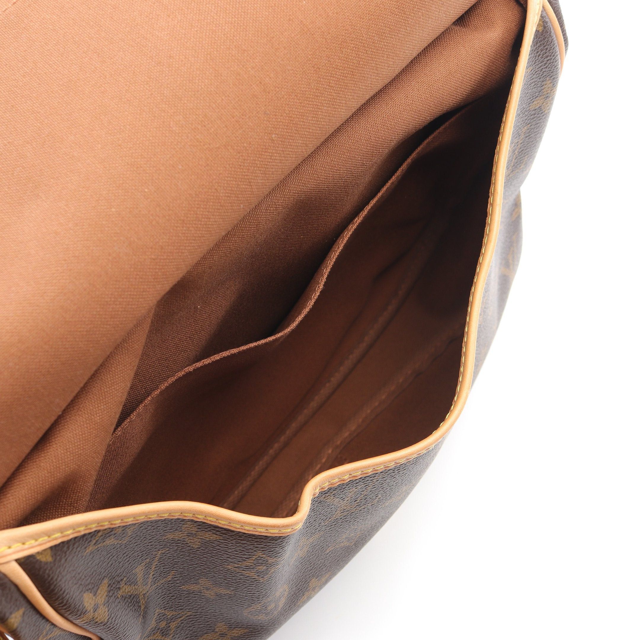 Louis Vuitton Louis Vuitton Saumur 30 Monogram Shoulder Bag Leather Brown Size ONE SIZE - 4 Thumbnail