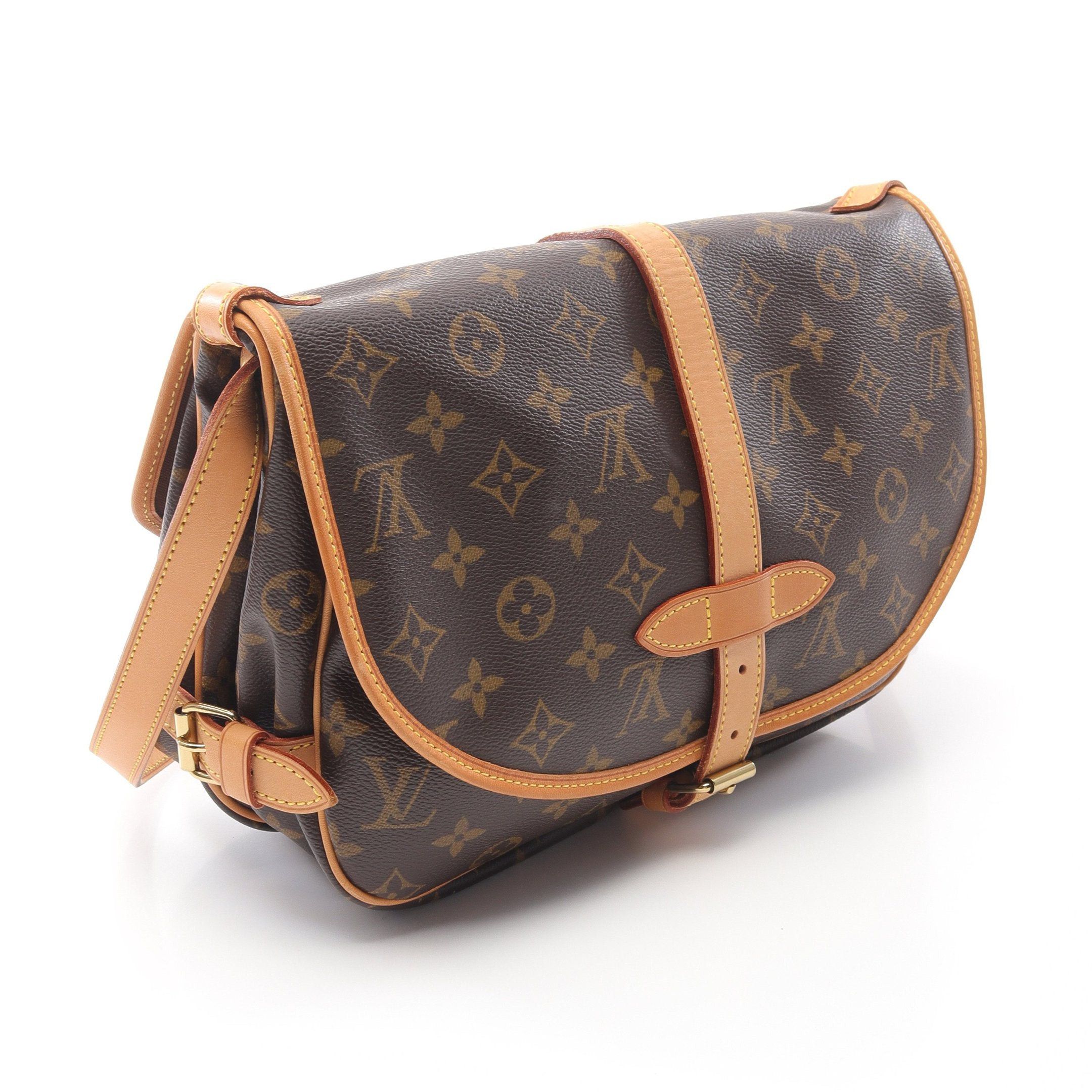 Louis Vuitton Louis Vuitton Saumur 30 Monogram Shoulder Bag Leather Brown Size ONE SIZE - 2 Thumbnail