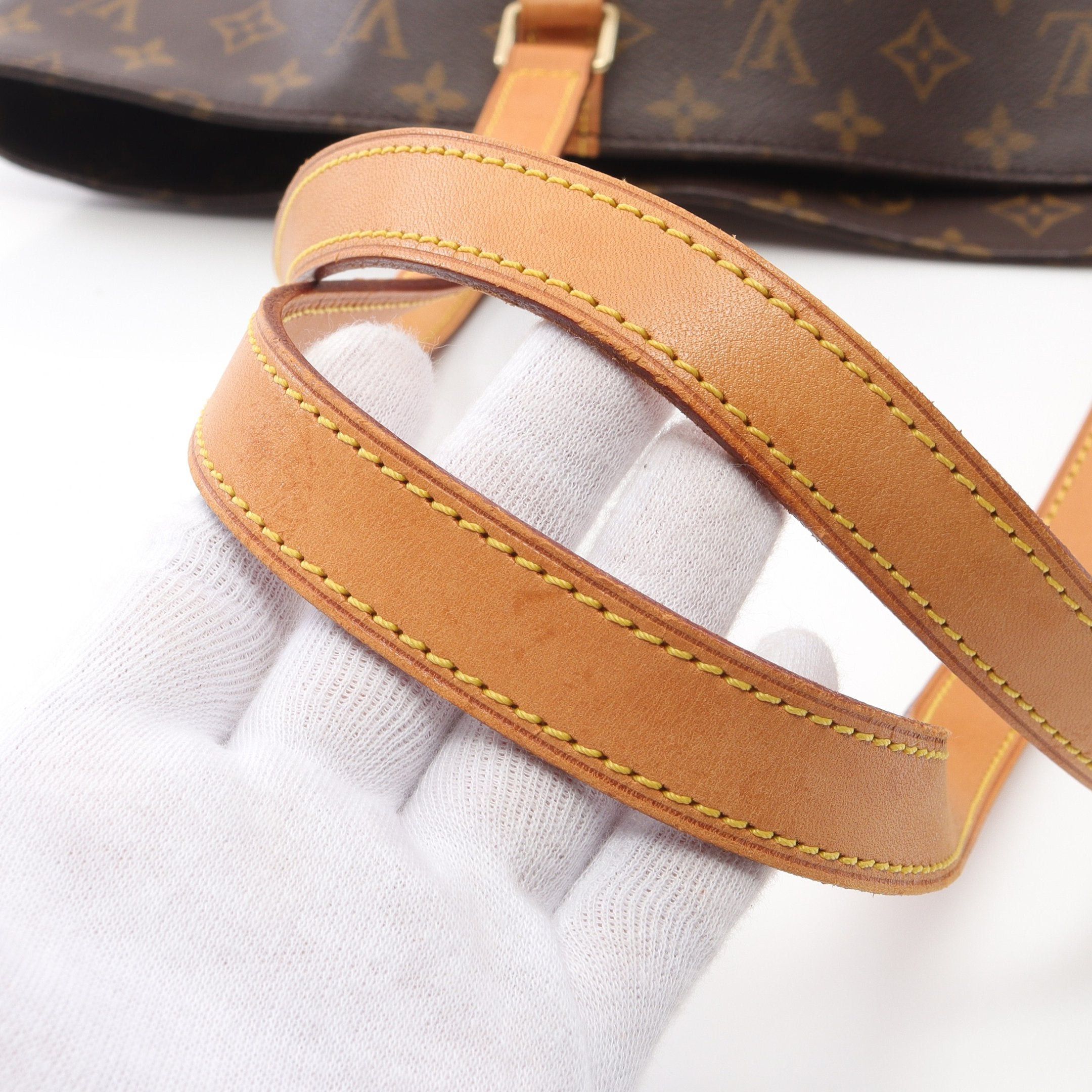 Louis Vuitton Louis Vuitton Sac Shopping Monogram Shoulder Bag Tote Leather Brown Size ONE SIZE - 9 Thumbnail