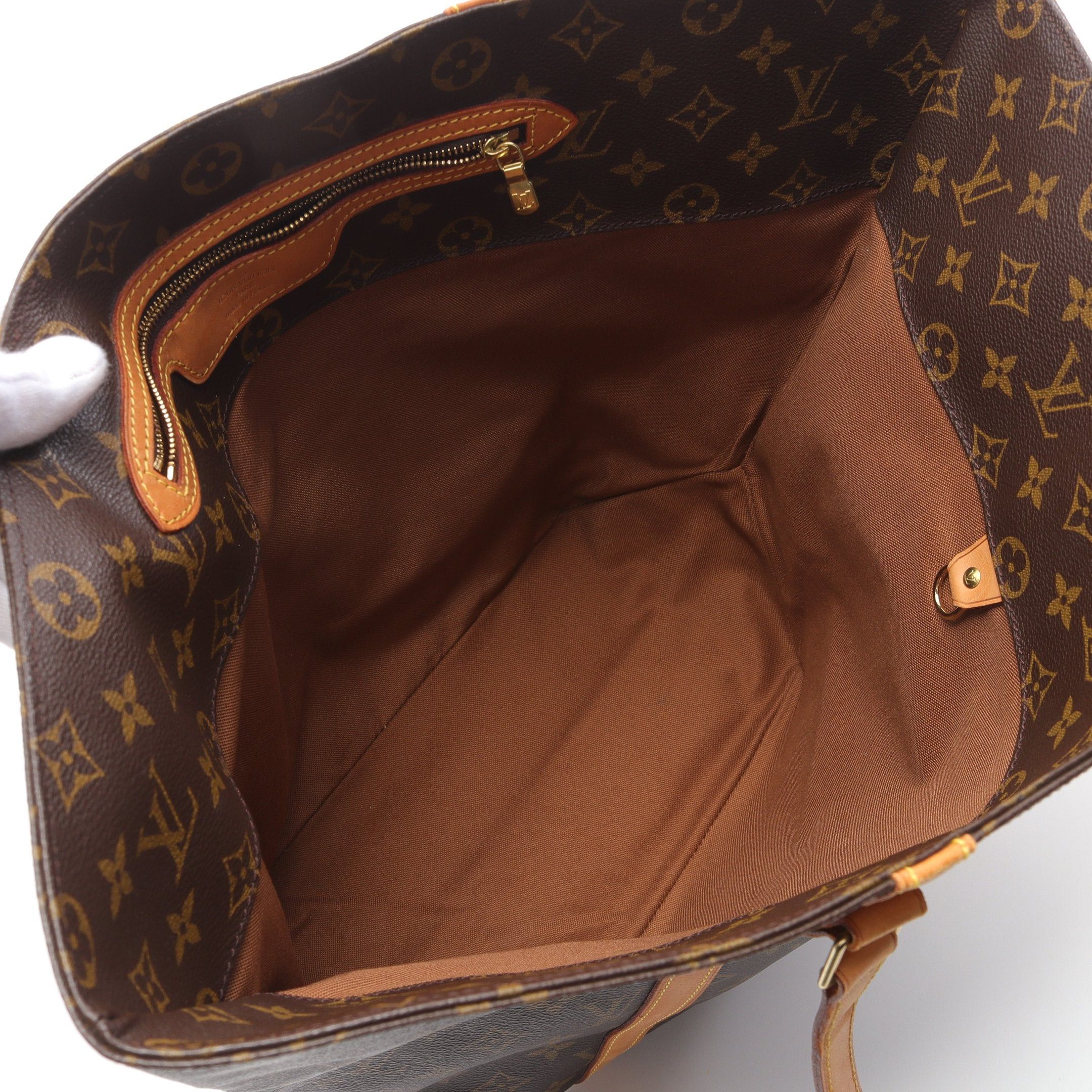 Louis Vuitton Louis Vuitton Sac Shopping Monogram Shoulder Bag Tote Leather Brown Size ONE SIZE - 3 Thumbnail