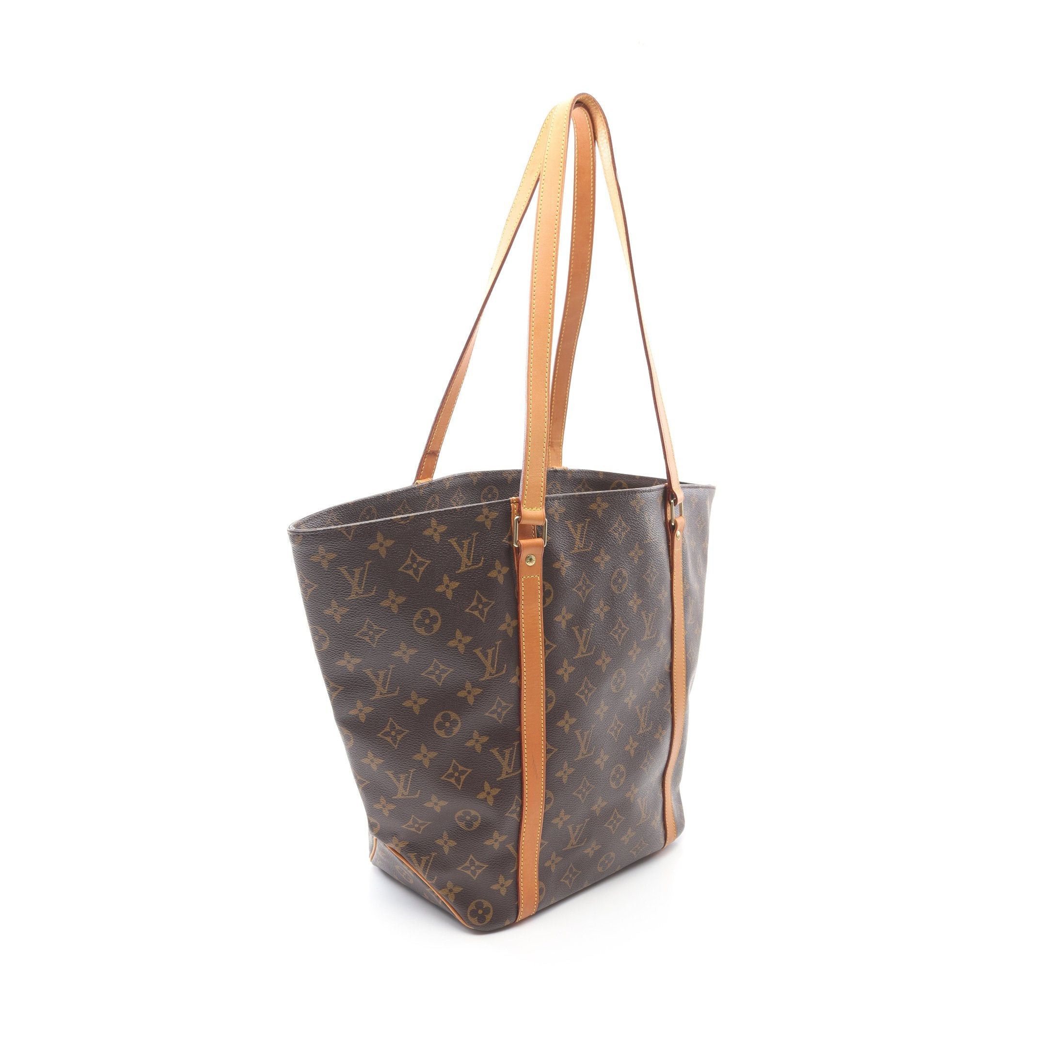 Louis Vuitton Louis Vuitton Sac Shopping Monogram Shoulder Bag Tote Leather Brown Size ONE SIZE - 2 Thumbnail