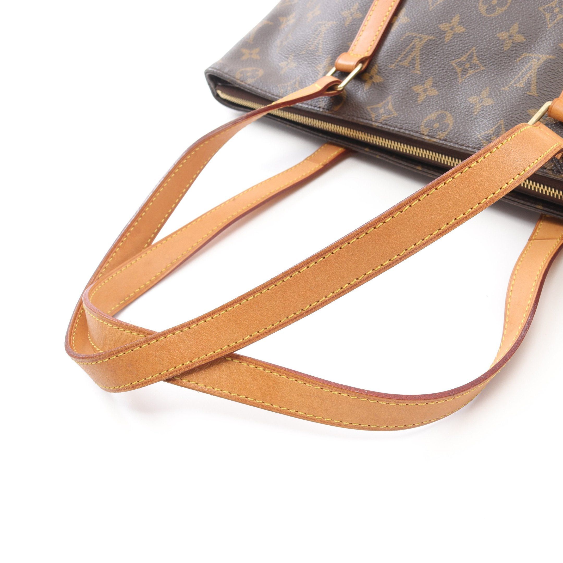 Louis Vuitton Louis Vuitton Kabamezo Monogram Shoulder Bag Tote Leather Brown Size ONE SIZE - 10 Thumbnail