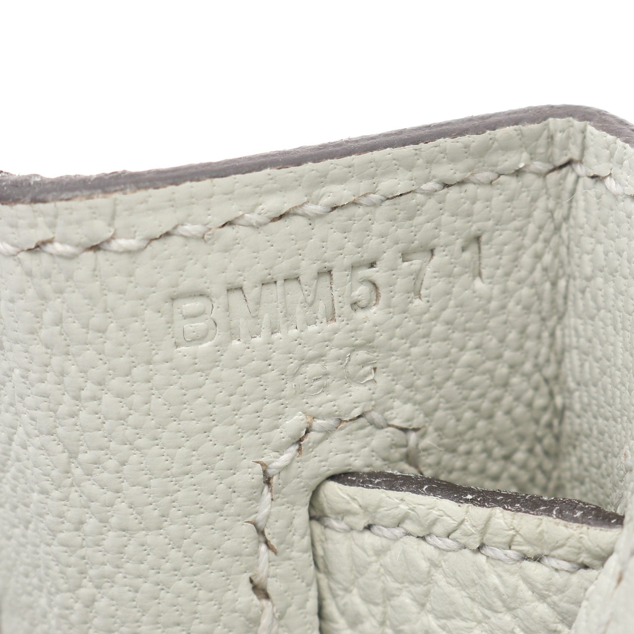 Hermes Hermes Kelly28 Grineve Handbag Togo Gray Green Silver Hardware Inner Stitch B Stamp Size ONE SIZE - 5 Thumbnail