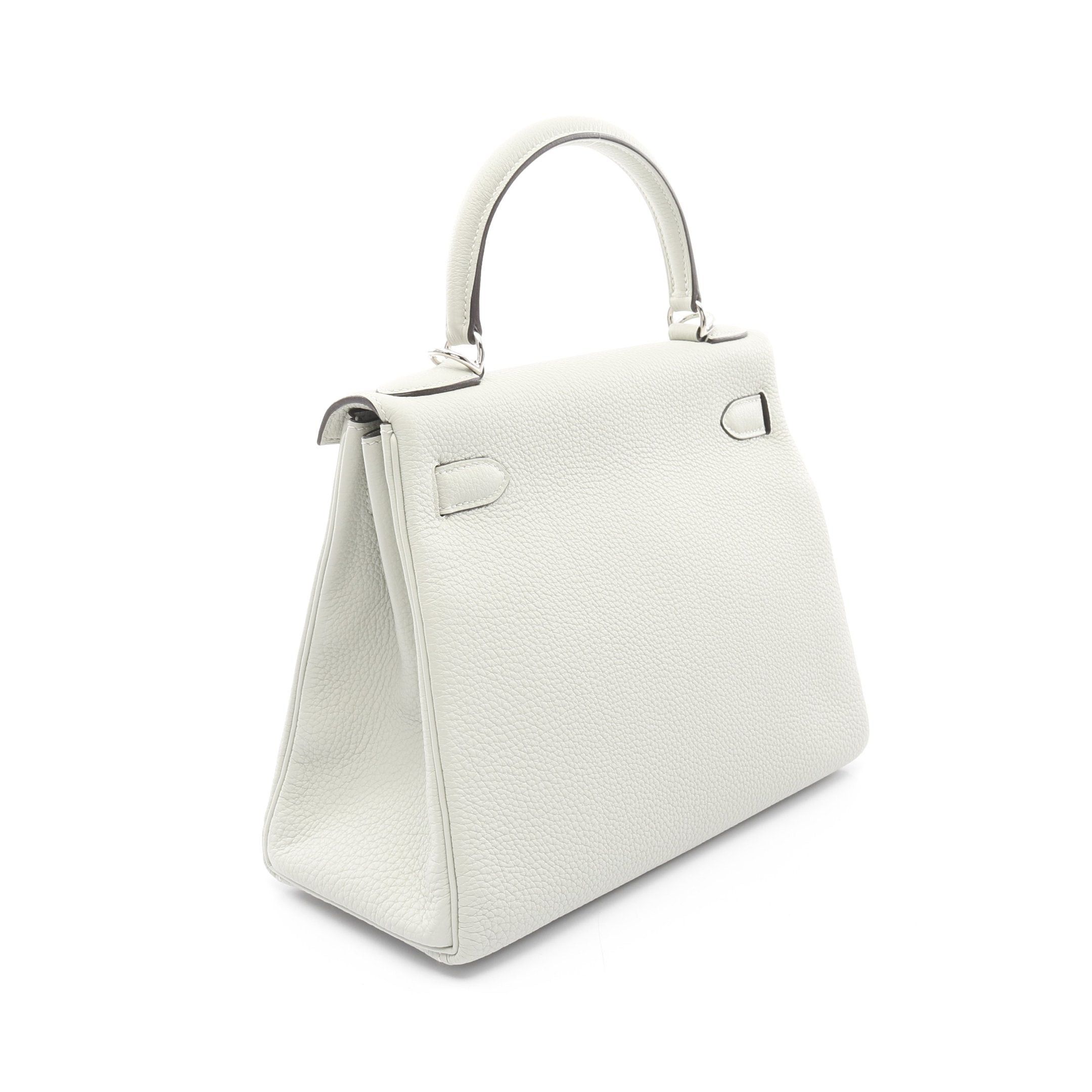 Hermes Hermes Kelly28 Grineve Handbag Togo Gray Green Silver Hardware Inner Stitch B Stamp Size ONE SIZE - 2 Thumbnail
