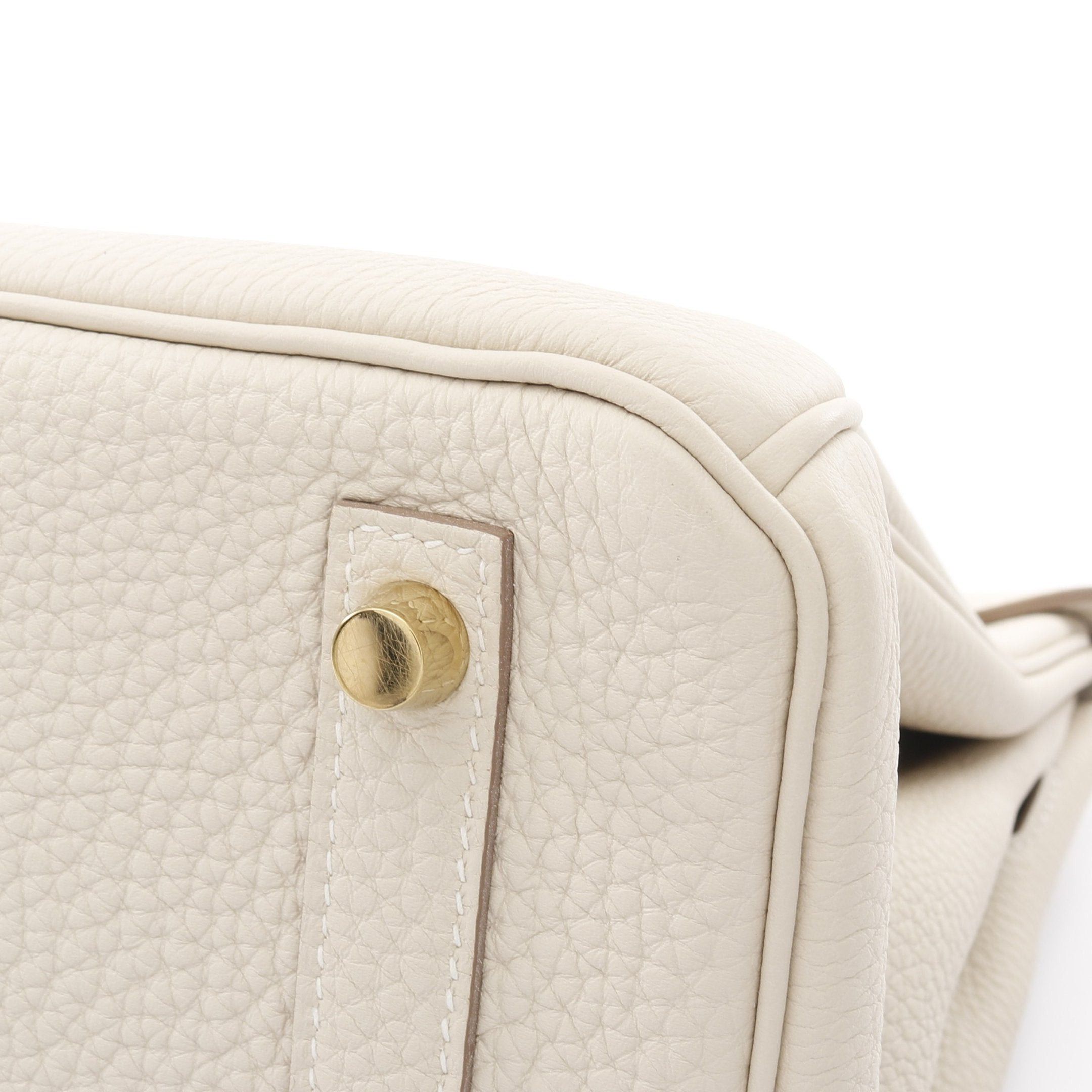 Hermes Hermes Birkin 30 Kure Handbag Togo Ivory Gold Hardware Z Stamp Size ONE SIZE - 9 Thumbnail