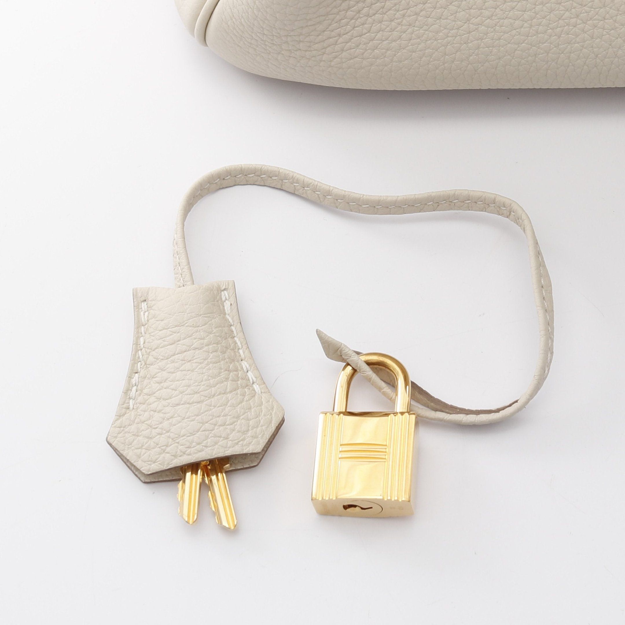 Hermes Hermes Birkin 30 Kure Handbag Togo Ivory Gold Hardware Z Stamp Size ONE SIZE - 6 Thumbnail