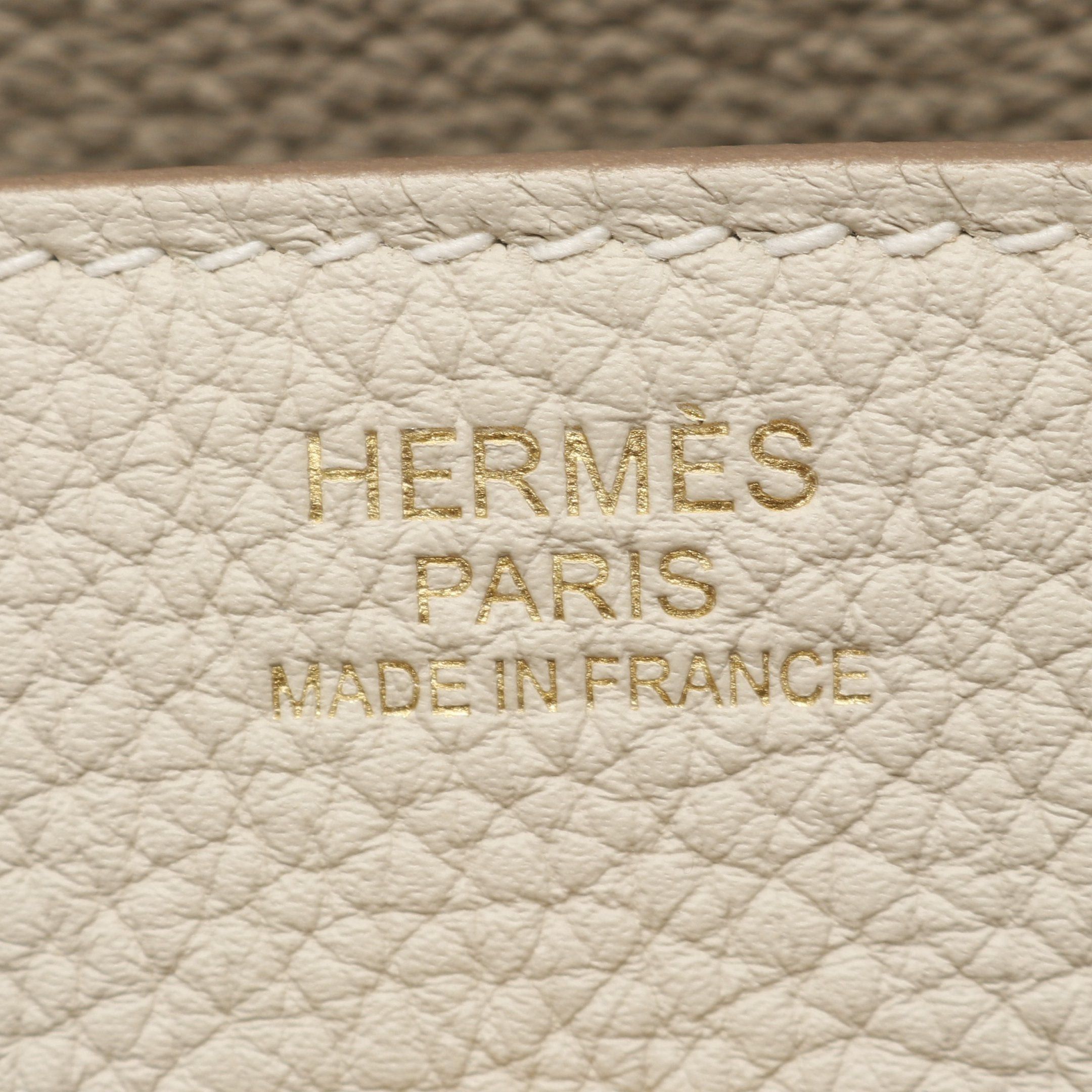 Hermes Hermes Birkin 30 Kure Handbag Togo Ivory Gold Hardware Z Stamp Size ONE SIZE - 4 Thumbnail
