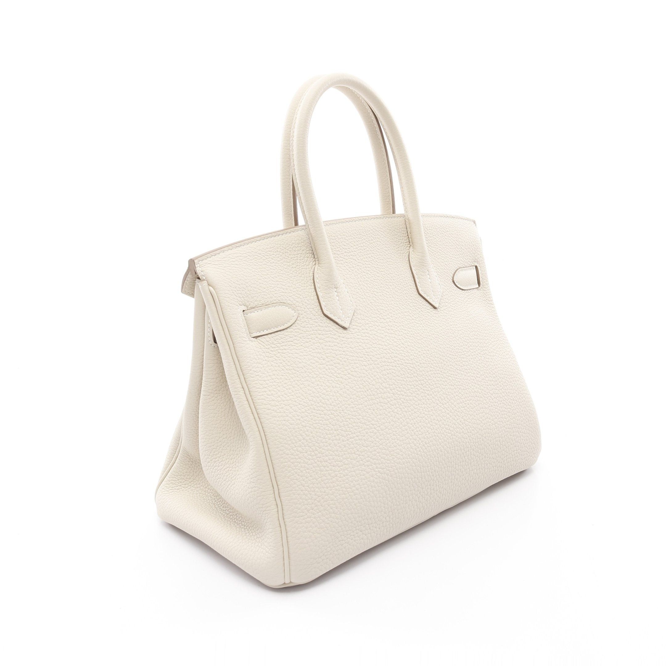 Hermes Hermes Birkin 30 Kure Handbag Togo Ivory Gold Hardware Z Stamp Size ONE SIZE - 2 Thumbnail