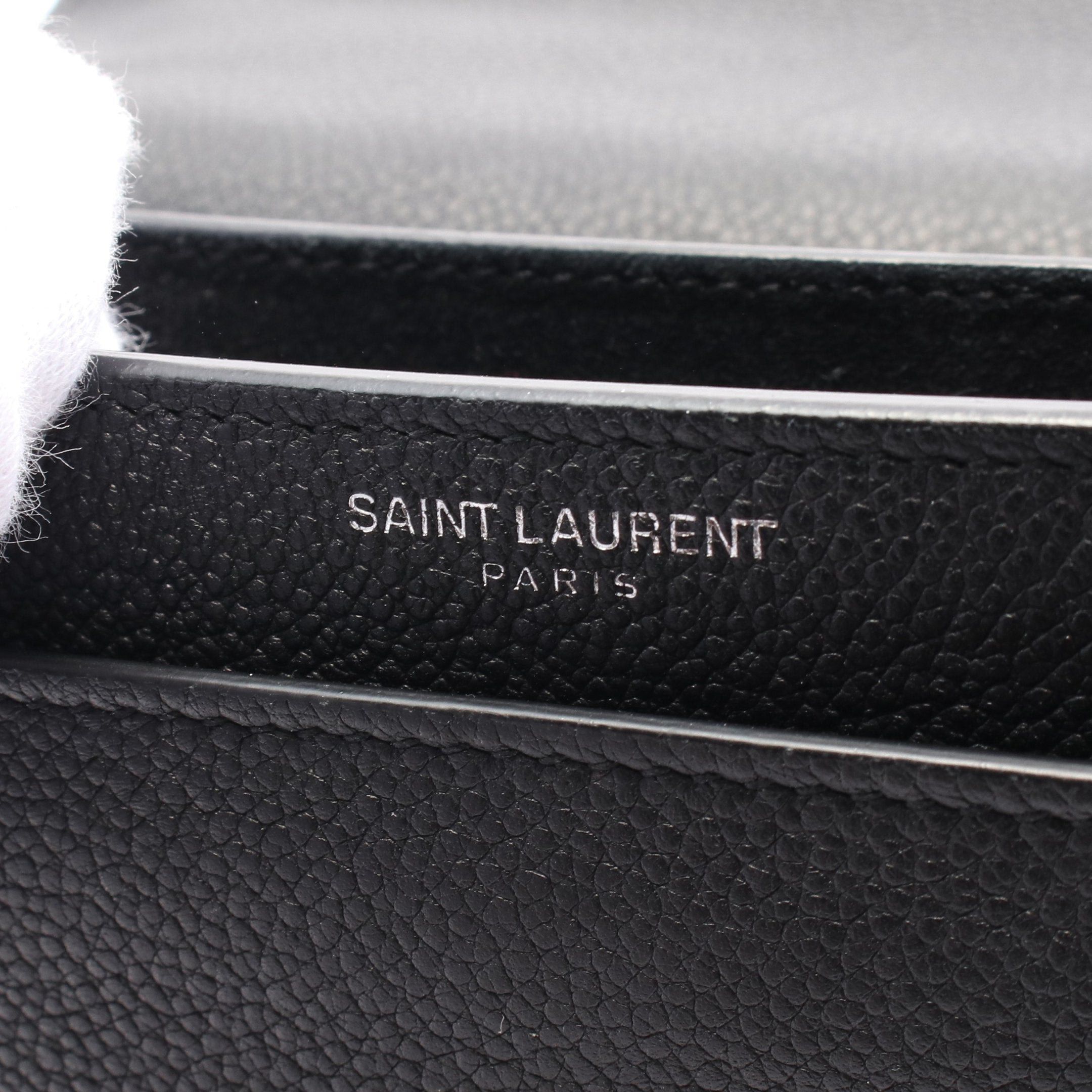 Yves Saint Laurent Yves Saint Laurent Sunset Chain Shoulder Bag Leather Black Size ONE SIZE - 4 Thumbnail