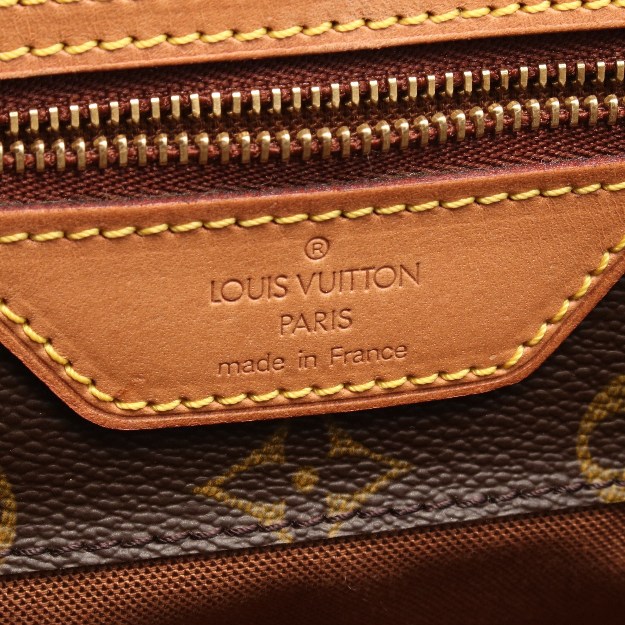 Louis Vuitton Louis Vuitton Cabas Alto Monogram Shoulder Bag Tote Leather Brown Size ONE SIZE - 4 Thumbnail