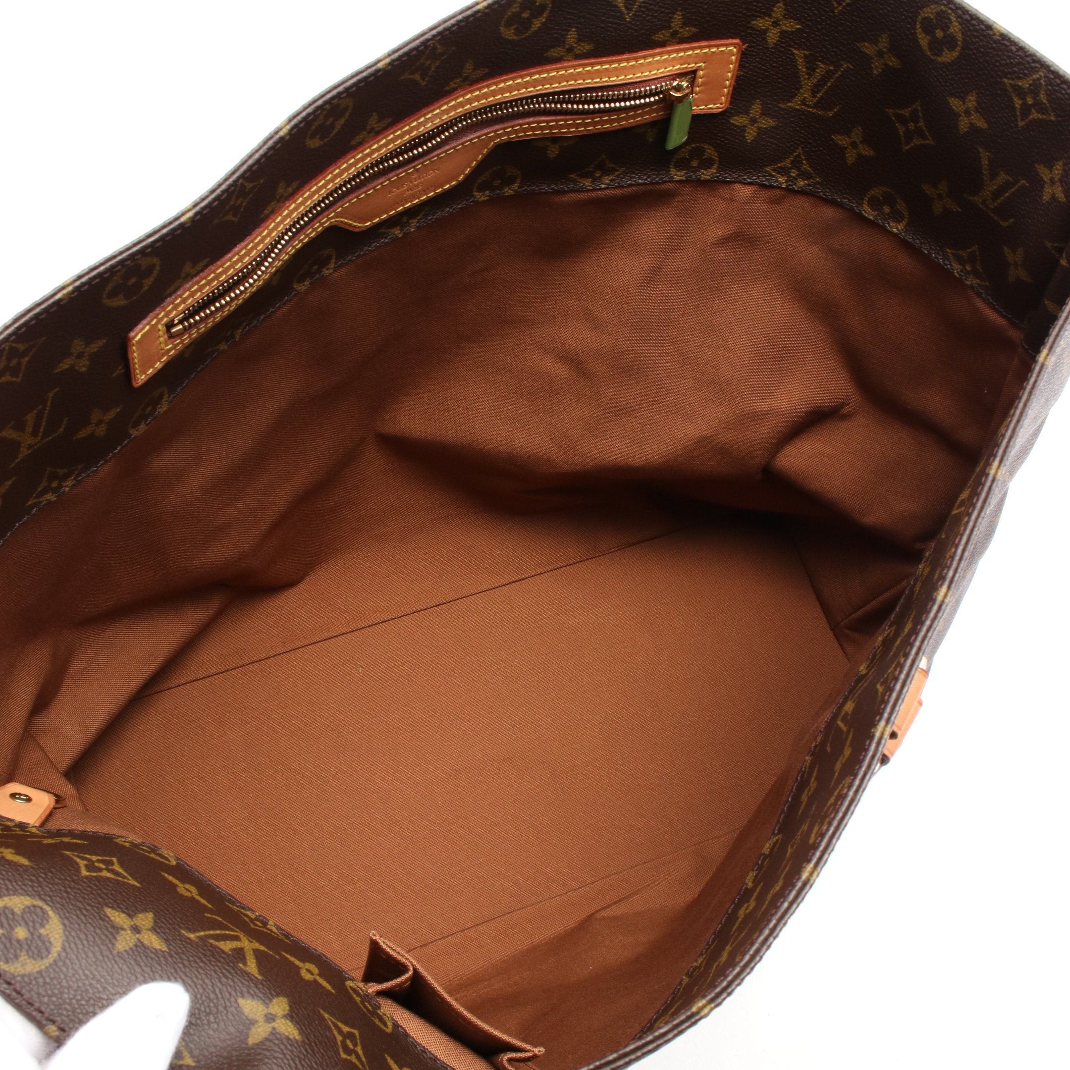 Louis Vuitton Louis Vuitton Cabas Alto Monogram Shoulder Bag Tote Leather Brown Size ONE SIZE - 3 Thumbnail