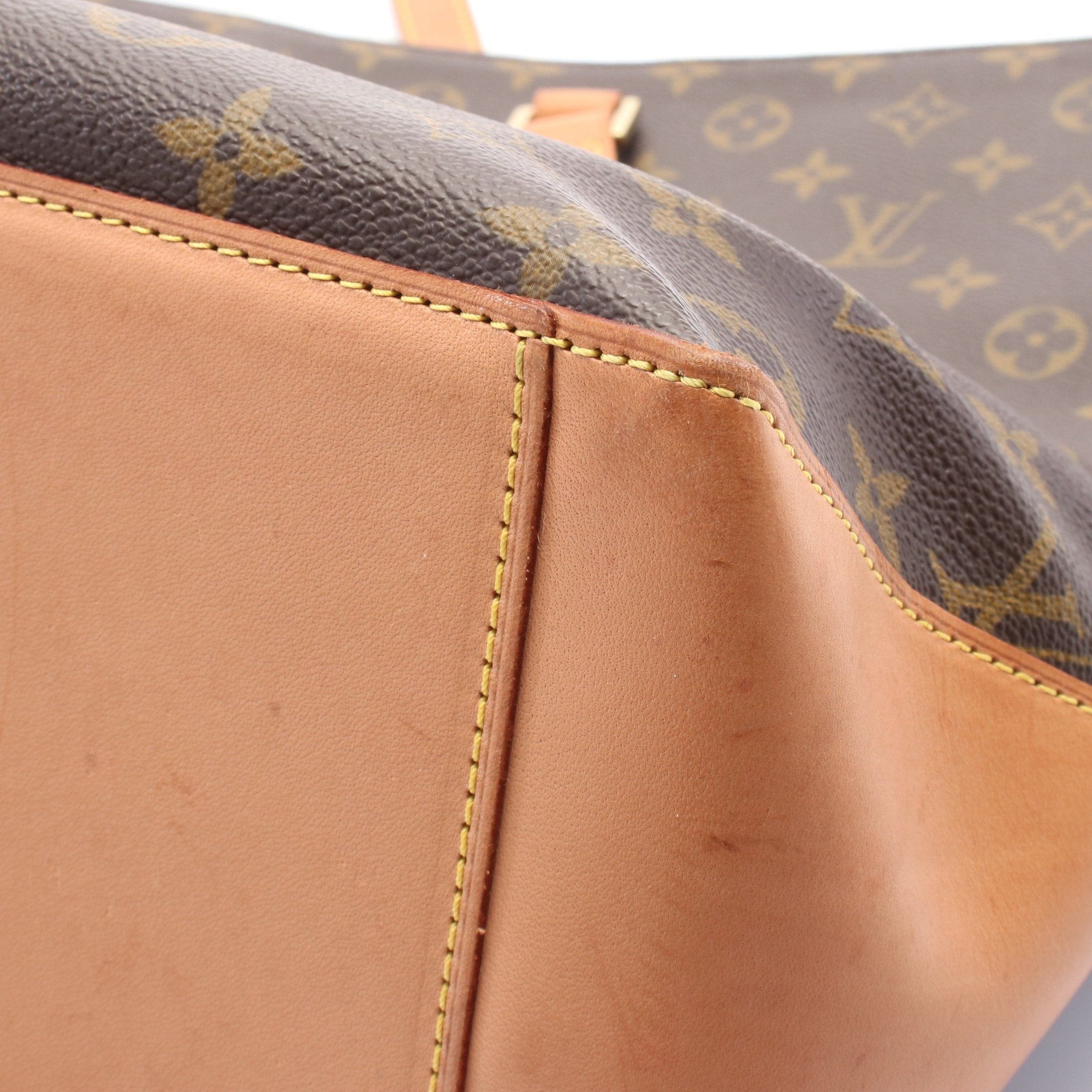 Louis Vuitton Louis Vuitton Cabas Alto Monogram Shoulder Bag Tote Leather Brown Size ONE SIZE - 7 Thumbnail