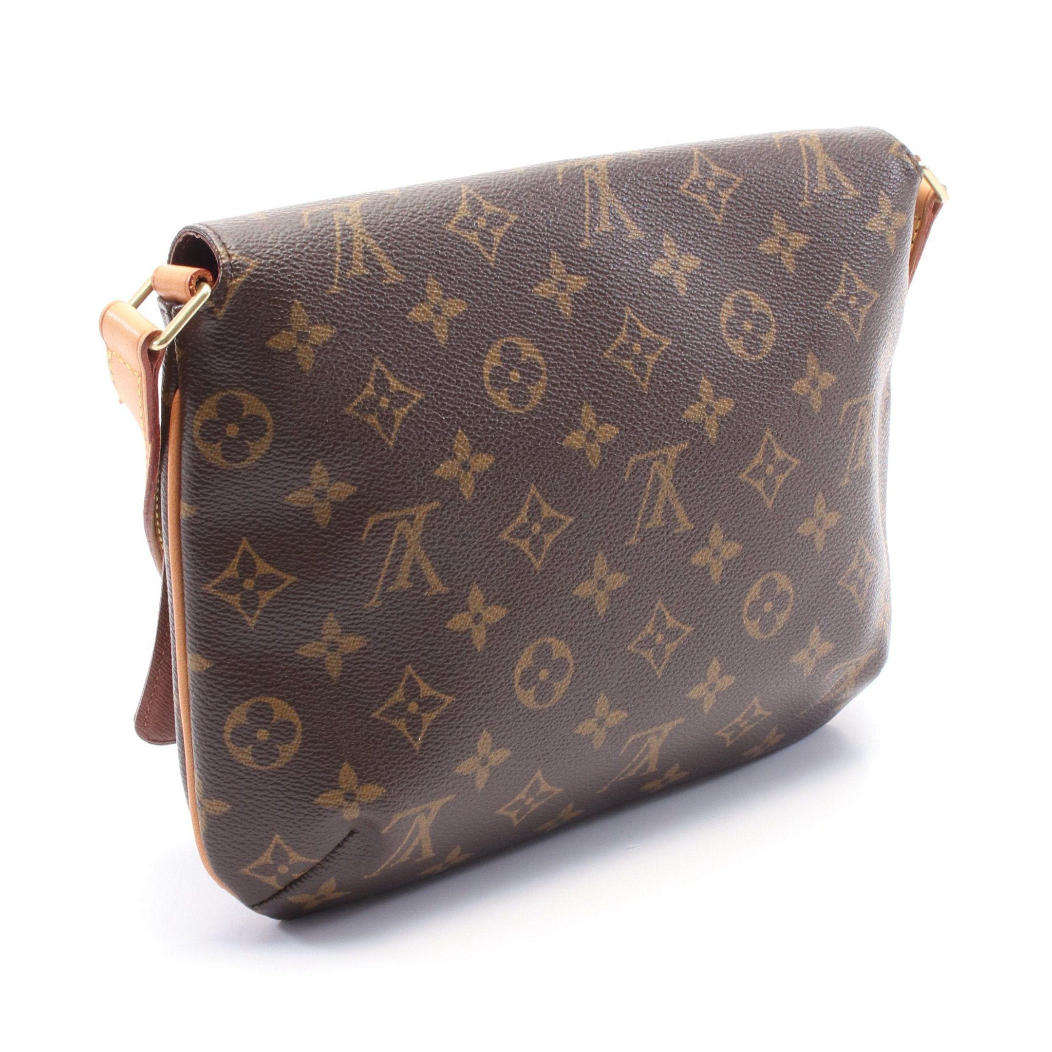 Louis Vuitton Louis Vuitton Musette Tango Short Strap Monogram Shoulder Bag Leather Brown Size ONE SIZE - 2 Thumbnail