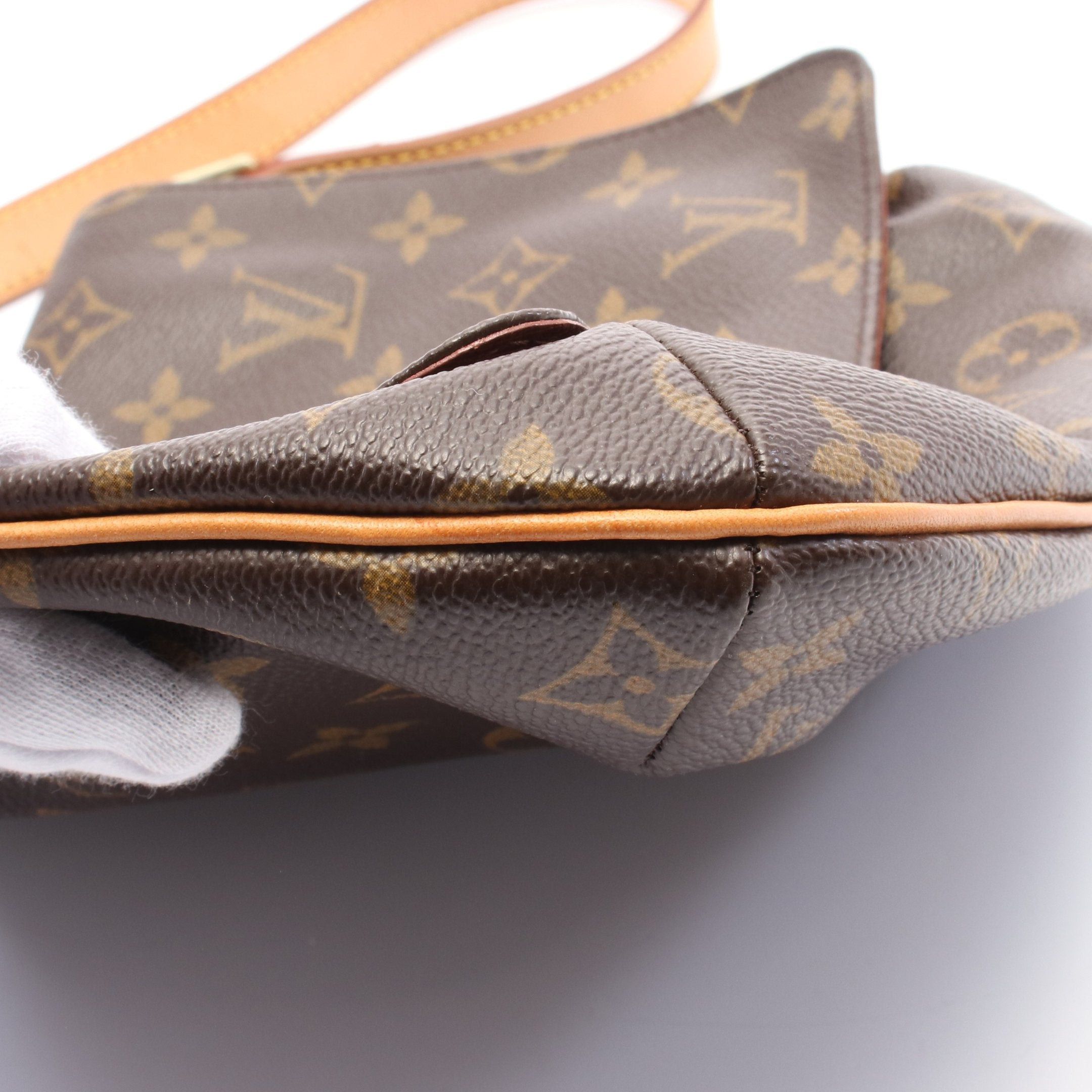 Louis Vuitton Louis Vuitton Musette Tango Short Strap Monogram Shoulder Bag Leather Brown Size ONE SIZE - 7 Thumbnail
