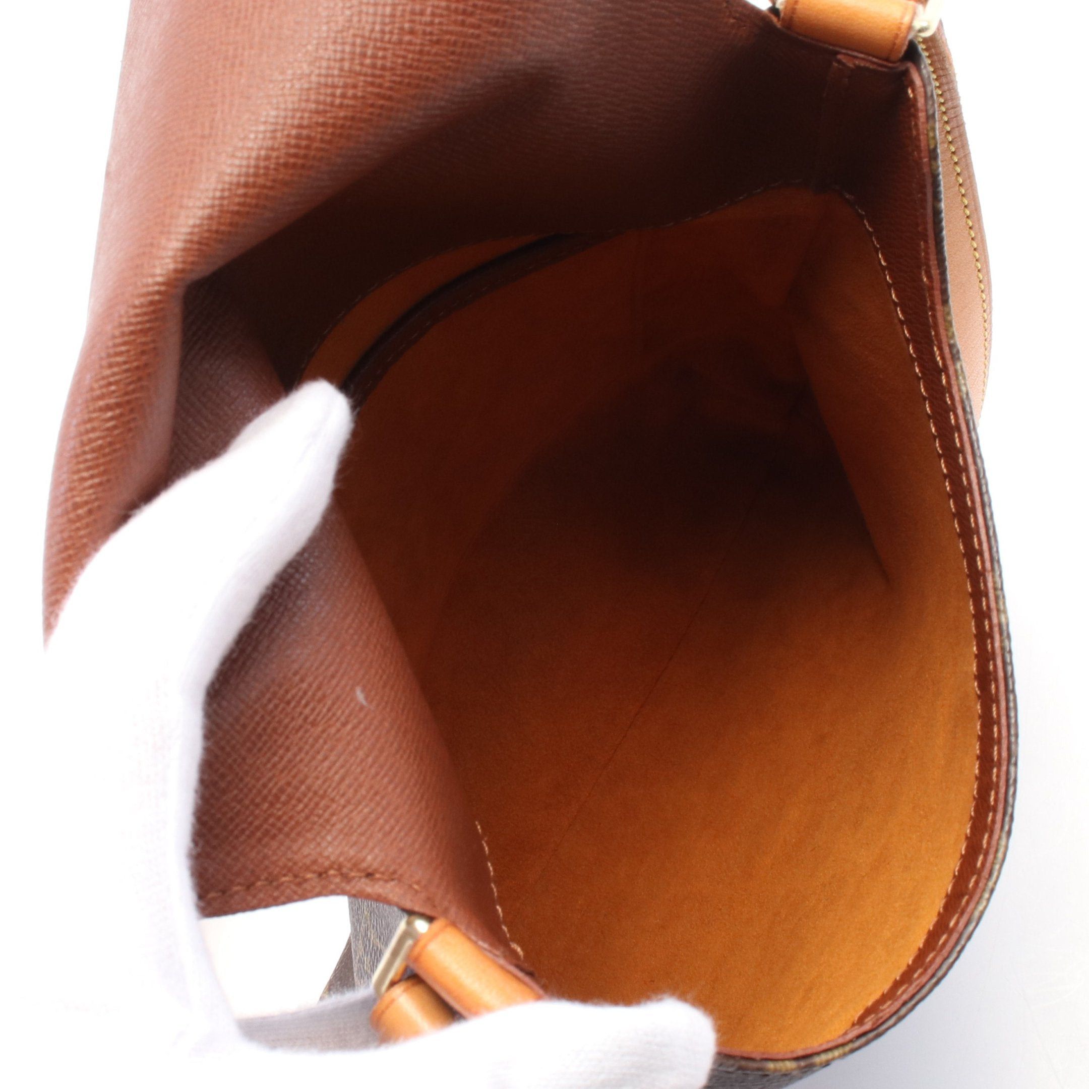 Louis Vuitton Louis Vuitton Musette Salsa Short Strap Monogram Shoulder Bag Leather Brown Size ONE SIZE - 3 Thumbnail