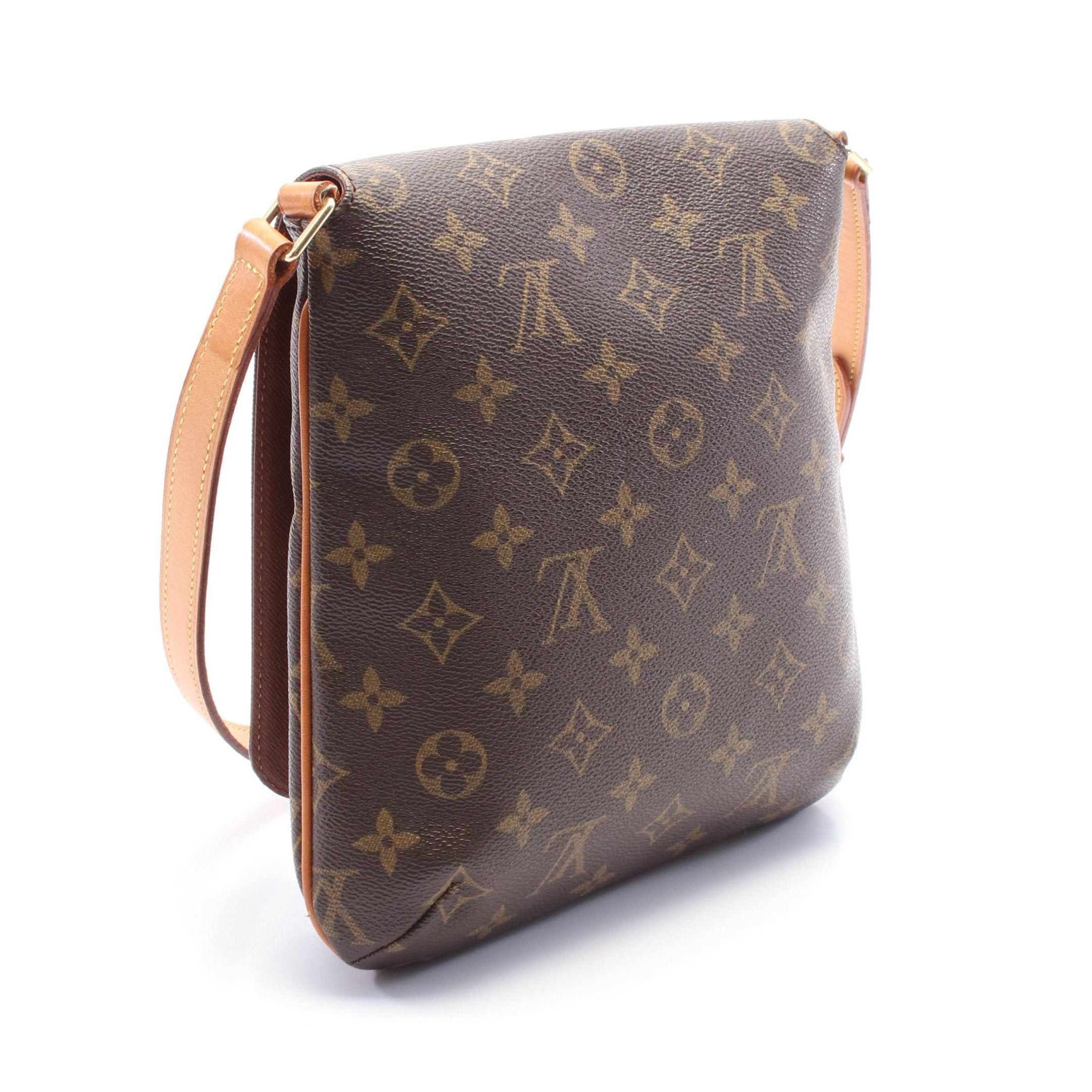 Louis Vuitton Louis Vuitton Musette Salsa Short Strap Monogram Shoulder Bag Leather Brown Size ONE SIZE - 2 Thumbnail