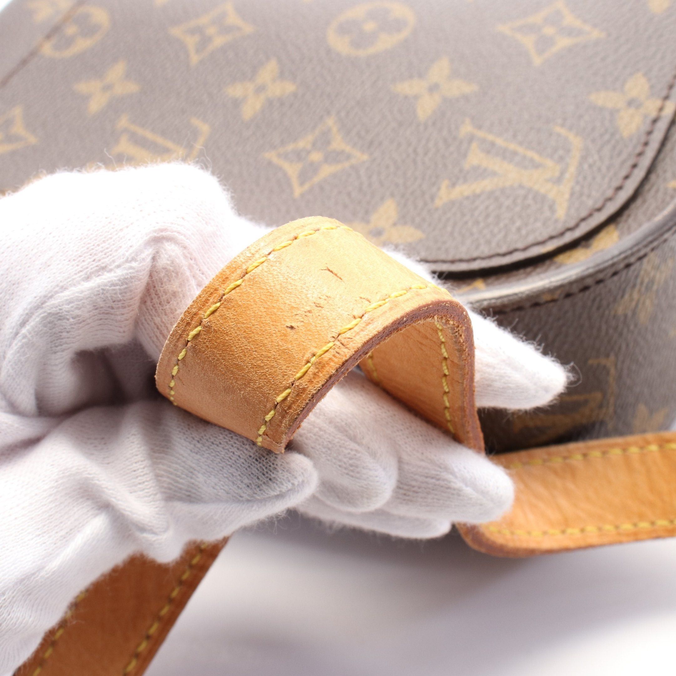 Louis Vuitton Louis Vuitton Sun Crew Gm Monogram Shoulder Bag Leather Brown Size ONE SIZE - 8 Thumbnail