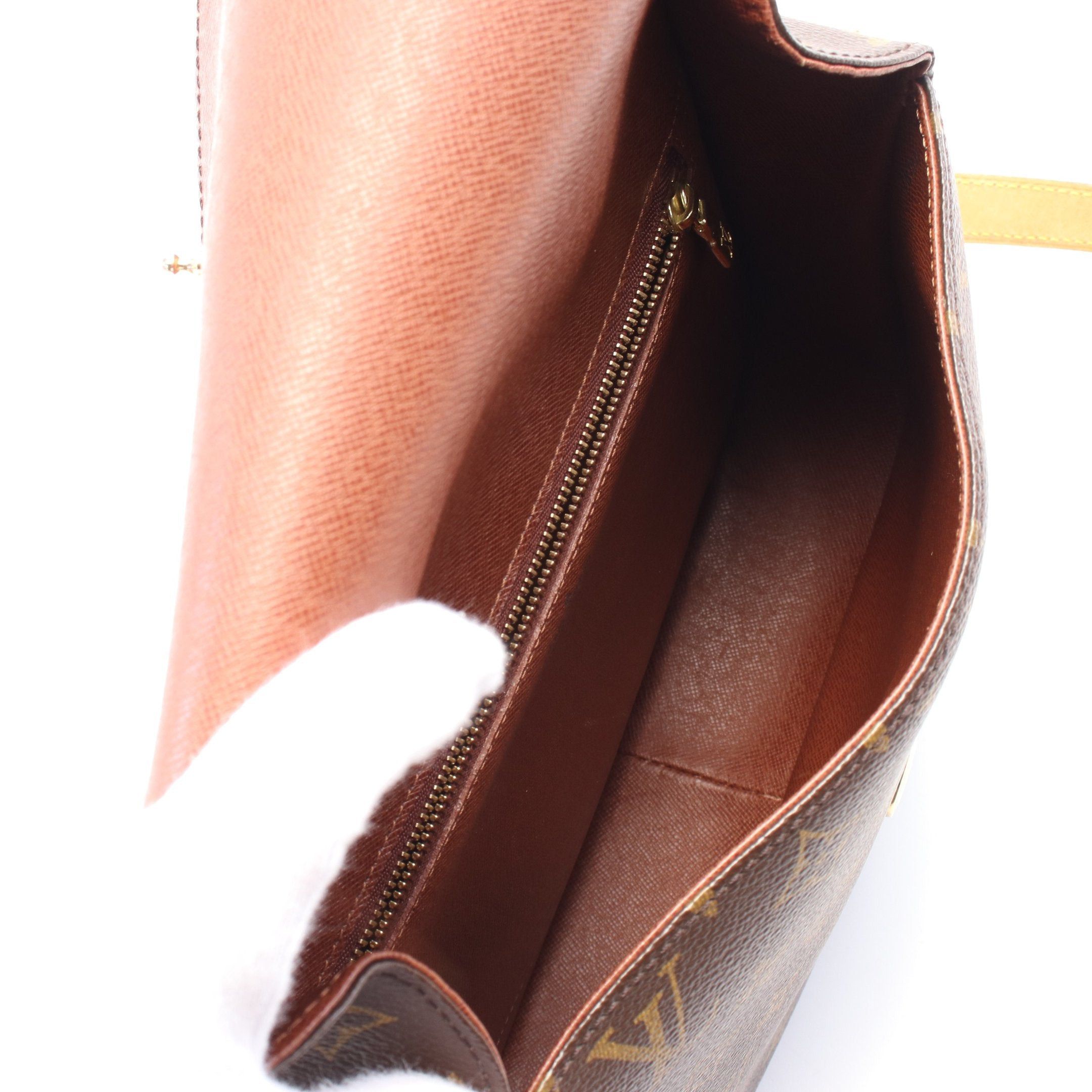 Louis Vuitton Louis Vuitton Sun Crew Gm Monogram Shoulder Bag Leather Brown Size ONE SIZE - 3 Thumbnail