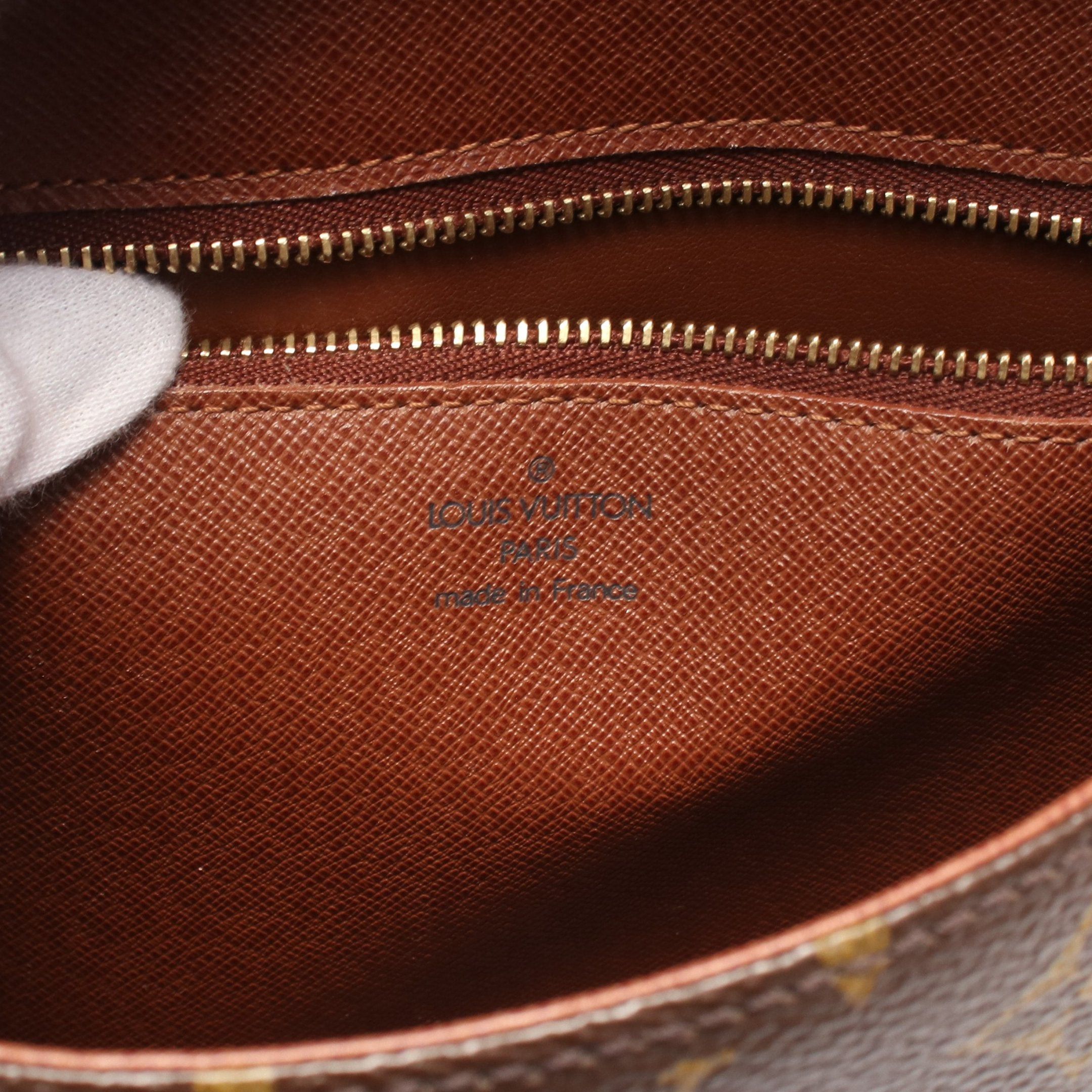 Louis Vuitton Louis Vuitton Sun Crew Gm Monogram Shoulder Bag Leather Brown Size ONE SIZE - 4 Thumbnail