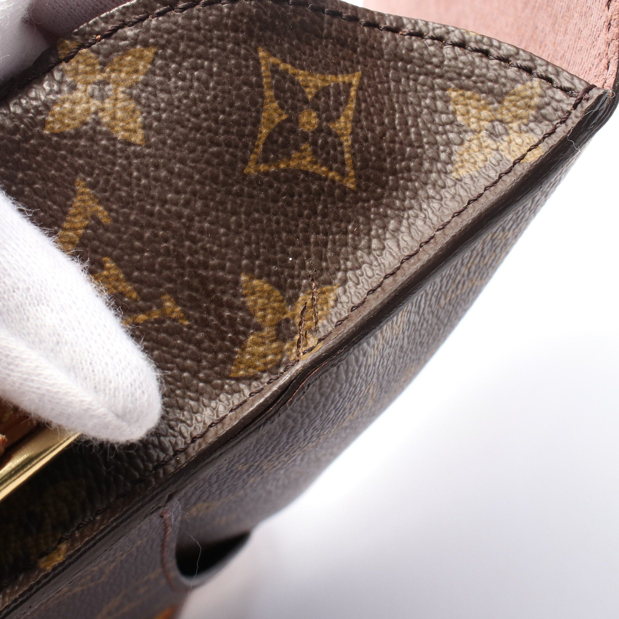 Louis Vuitton Louis Vuitton Sun Crew Gm Monogram Shoulder Bag Leather Brown Size ONE SIZE - 5 Thumbnail