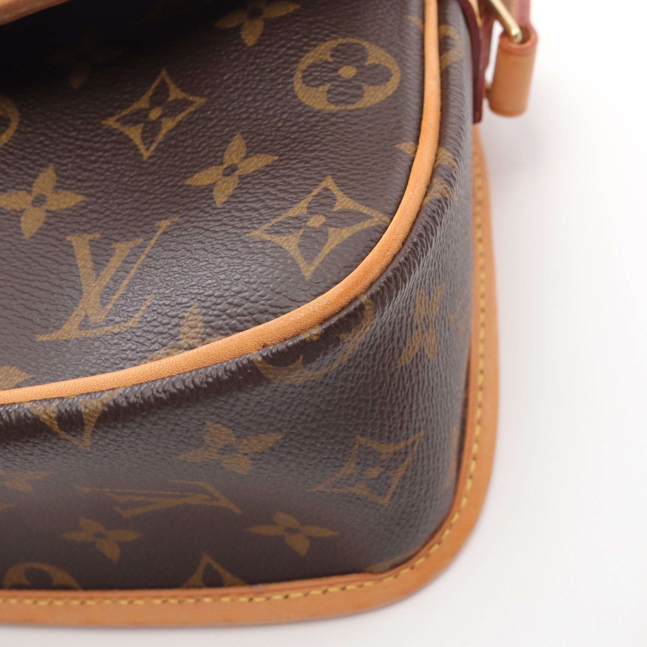 Louis Vuitton Louis Vuitton Sologne Monogram Shoulder Bag Leather Brown Size ONE SIZE - 10 Thumbnail