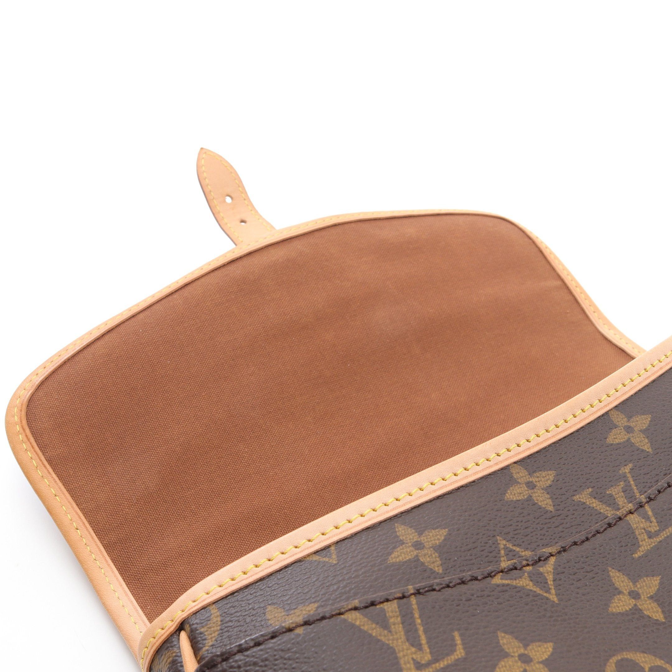 Louis Vuitton Louis Vuitton Sologne Monogram Shoulder Bag Leather Brown Size ONE SIZE - 11 Thumbnail