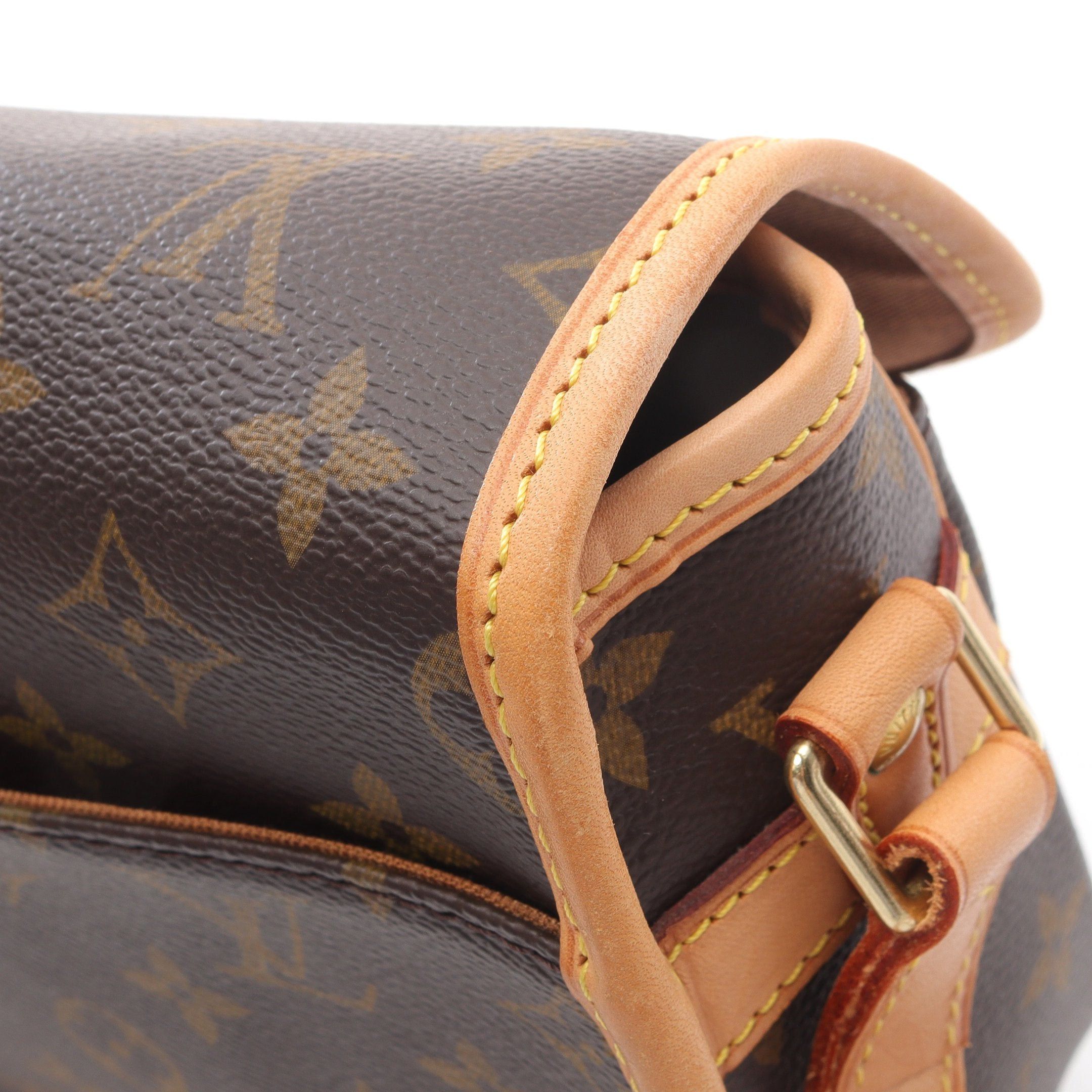 Louis Vuitton Louis Vuitton Sologne Monogram Shoulder Bag Leather Brown Size ONE SIZE - 8 Thumbnail