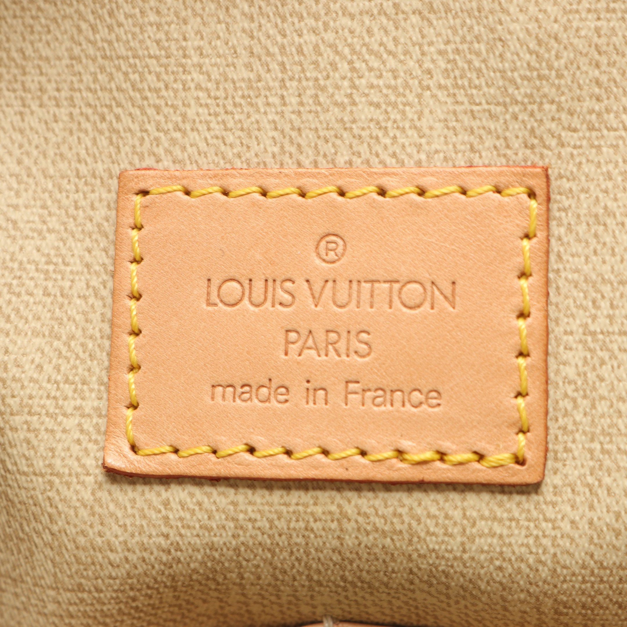 Louis Vuitton Louis Vuitton Trouville Monogram Handbag Leather Brown Size ONE SIZE - 4 Thumbnail
