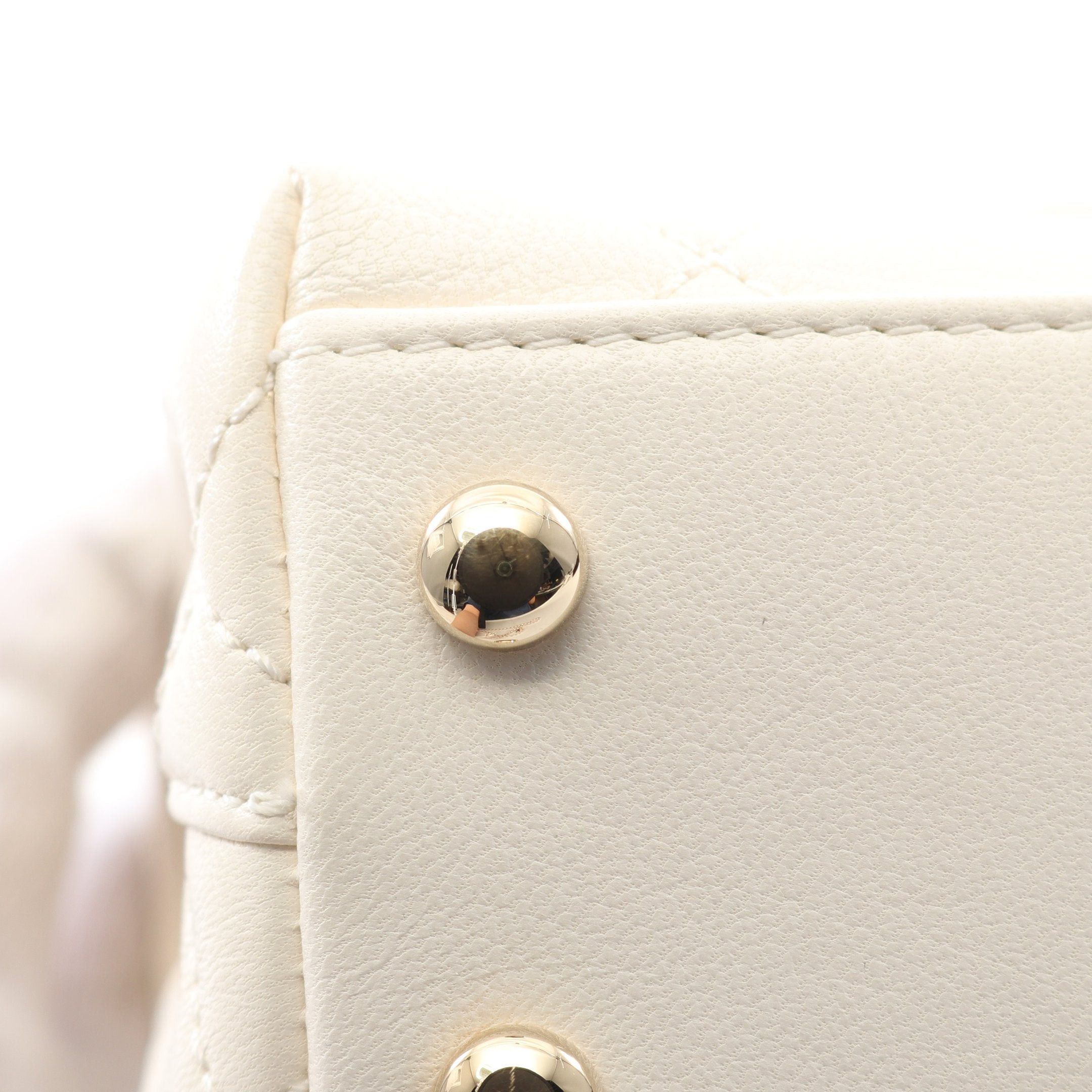 Chanel Chanel Coco Handle Xxs Top Handbag Leather White Multicolor Gold Hardware Size ONE SIZE - 6 Thumbnail