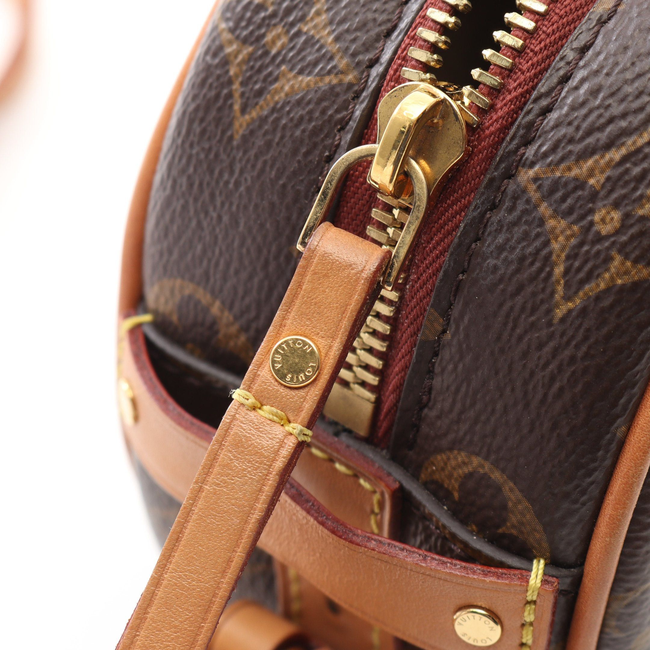 Louis Vuitton Louis Vuitton Boatt Chapeau Souple Pm Monogram Shoulder Bag Leather Brown Size ONE SIZE - 6 Thumbnail