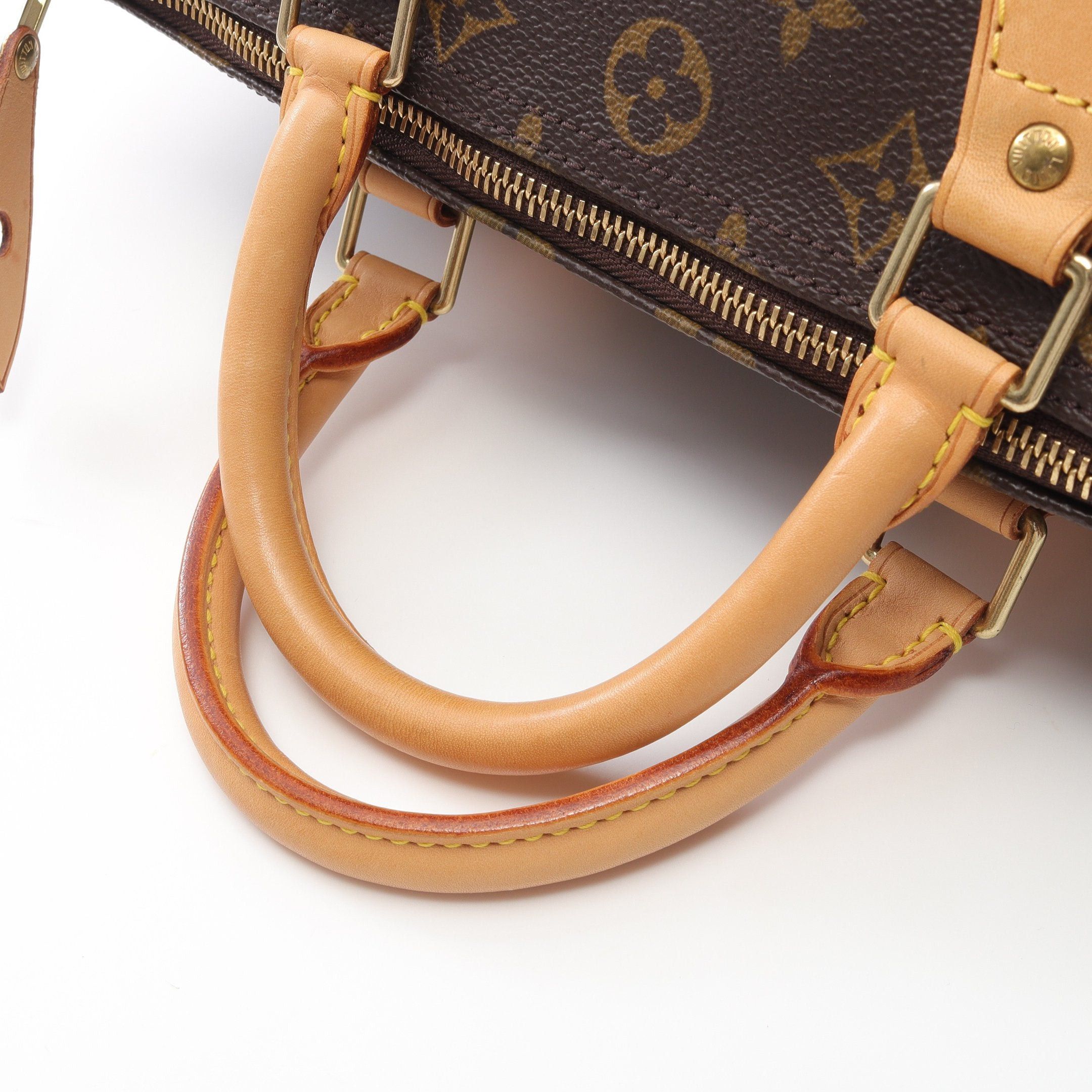 Louis Vuitton Louis Vuitton Speedy 30 Monogram Handbag Leather Brown Size ONE SIZE - 6 Thumbnail