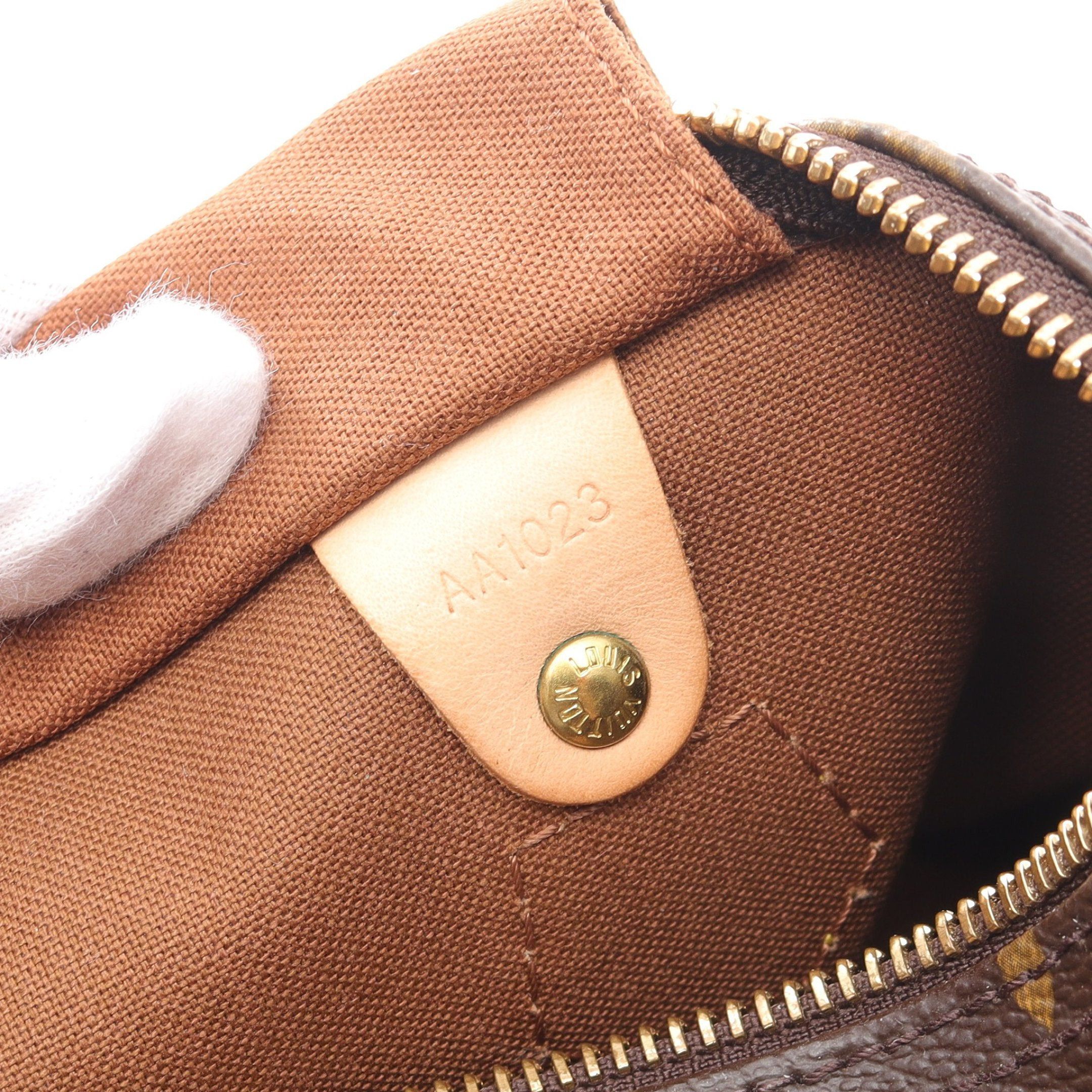 Louis Vuitton Louis Vuitton Speedy 30 Monogram Handbag Leather Brown Size ONE SIZE - 5 Thumbnail