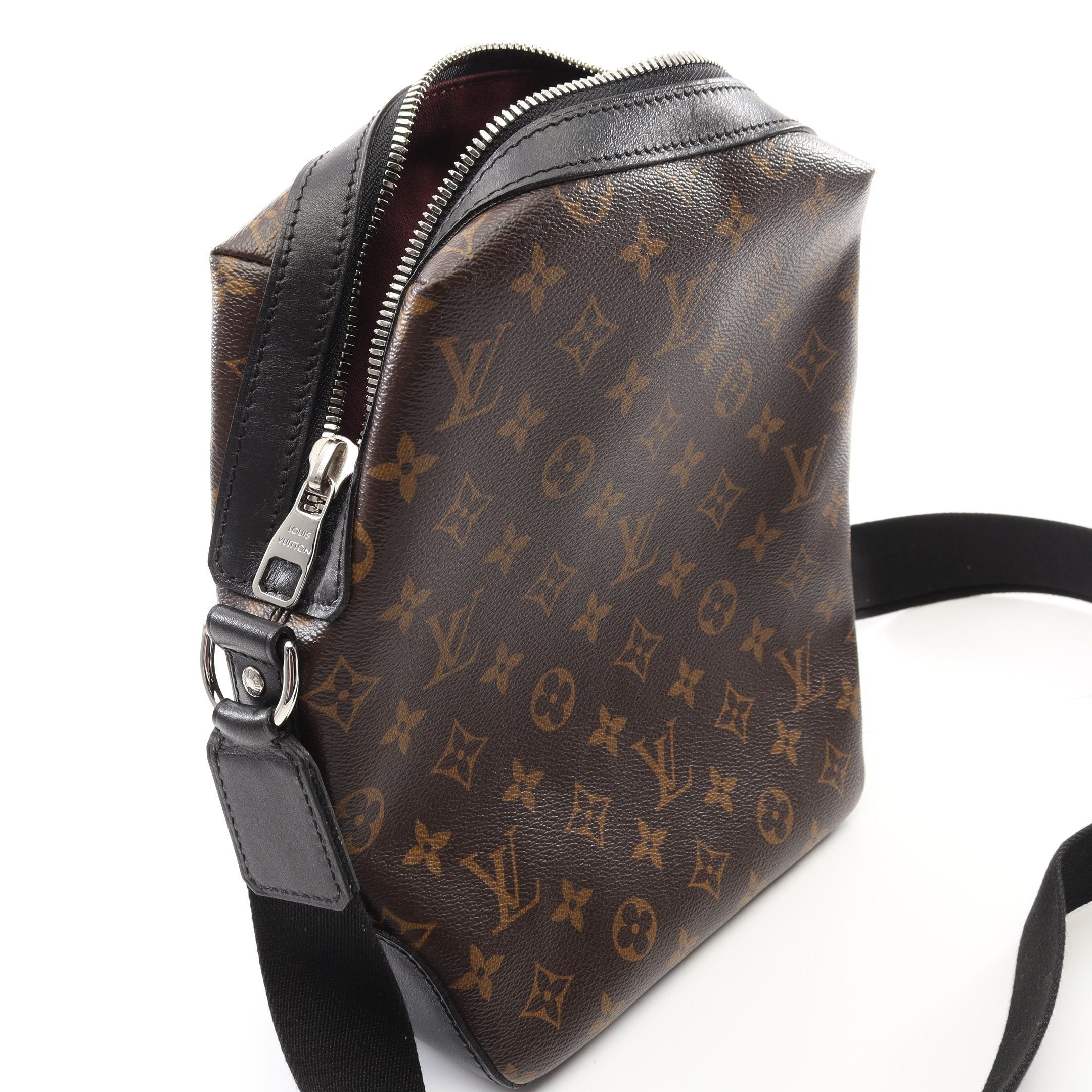 Louis Vuitton Louis Vuitton Torres Pm Monogram Macassar Shoulder Bag Leather Brown Black Size ONE SIZE - 6 Thumbnail