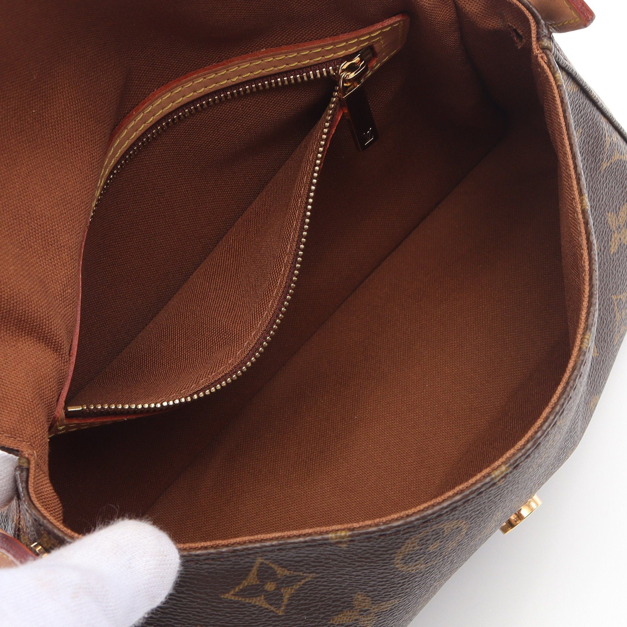 Louis Vuitton Louis Vuitton Mini Looping Monogram Handbag Leather Brown Size ONE SIZE - 3 Thumbnail