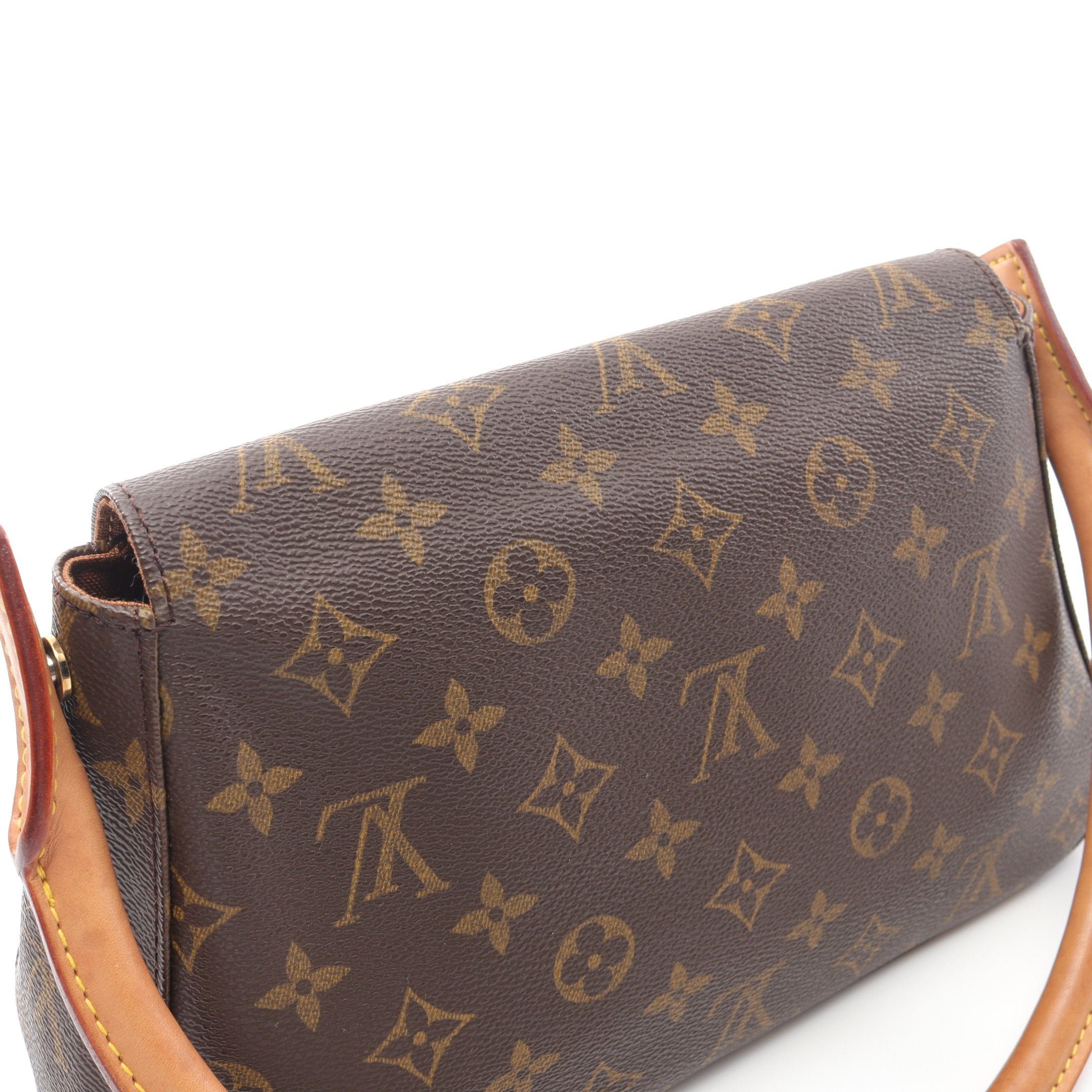 Louis Vuitton Louis Vuitton Mini Looping Monogram Handbag Leather Brown Size ONE SIZE - 10 Thumbnail