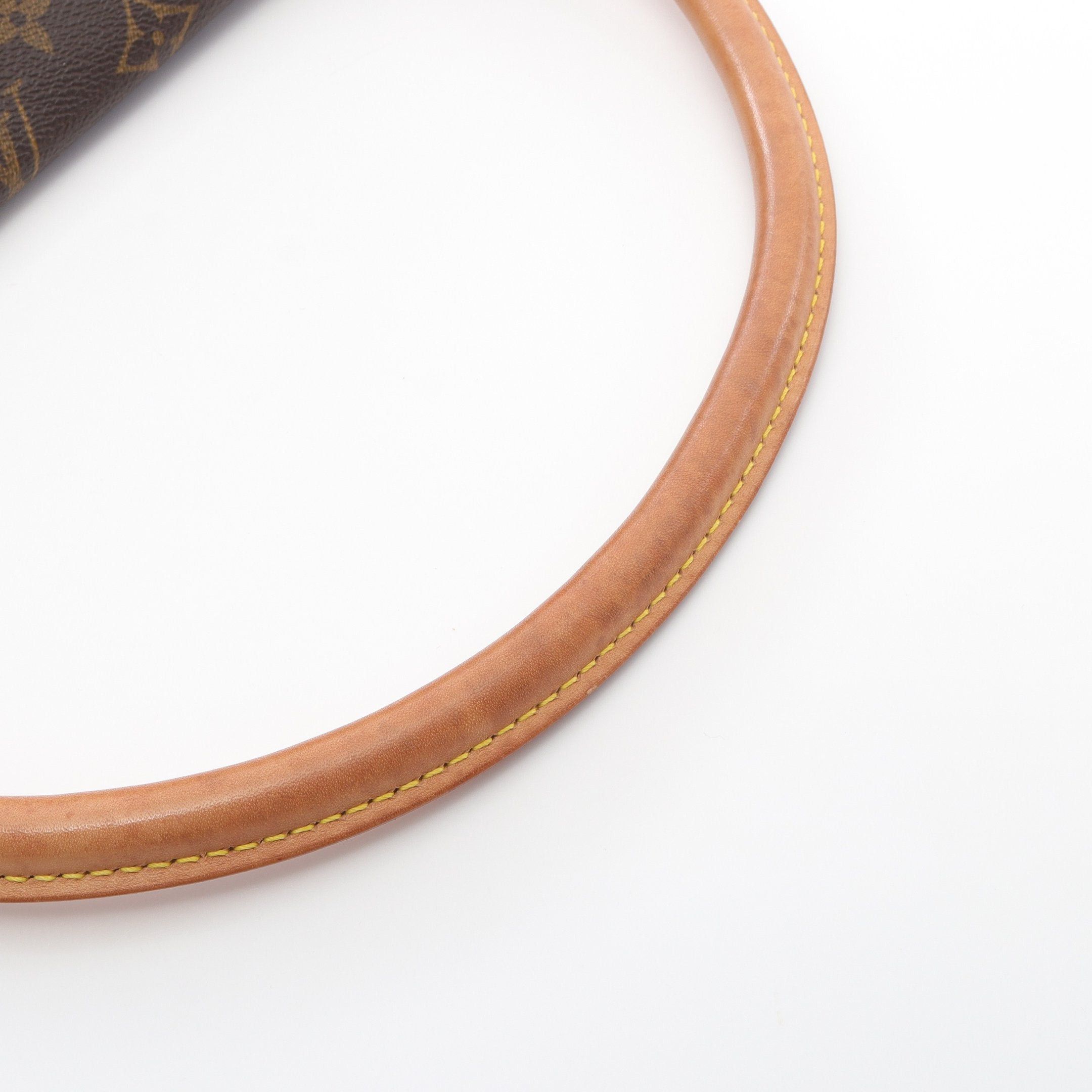 Louis Vuitton Louis Vuitton Mini Looping Monogram Handbag Leather Brown Size ONE SIZE - 7 Thumbnail