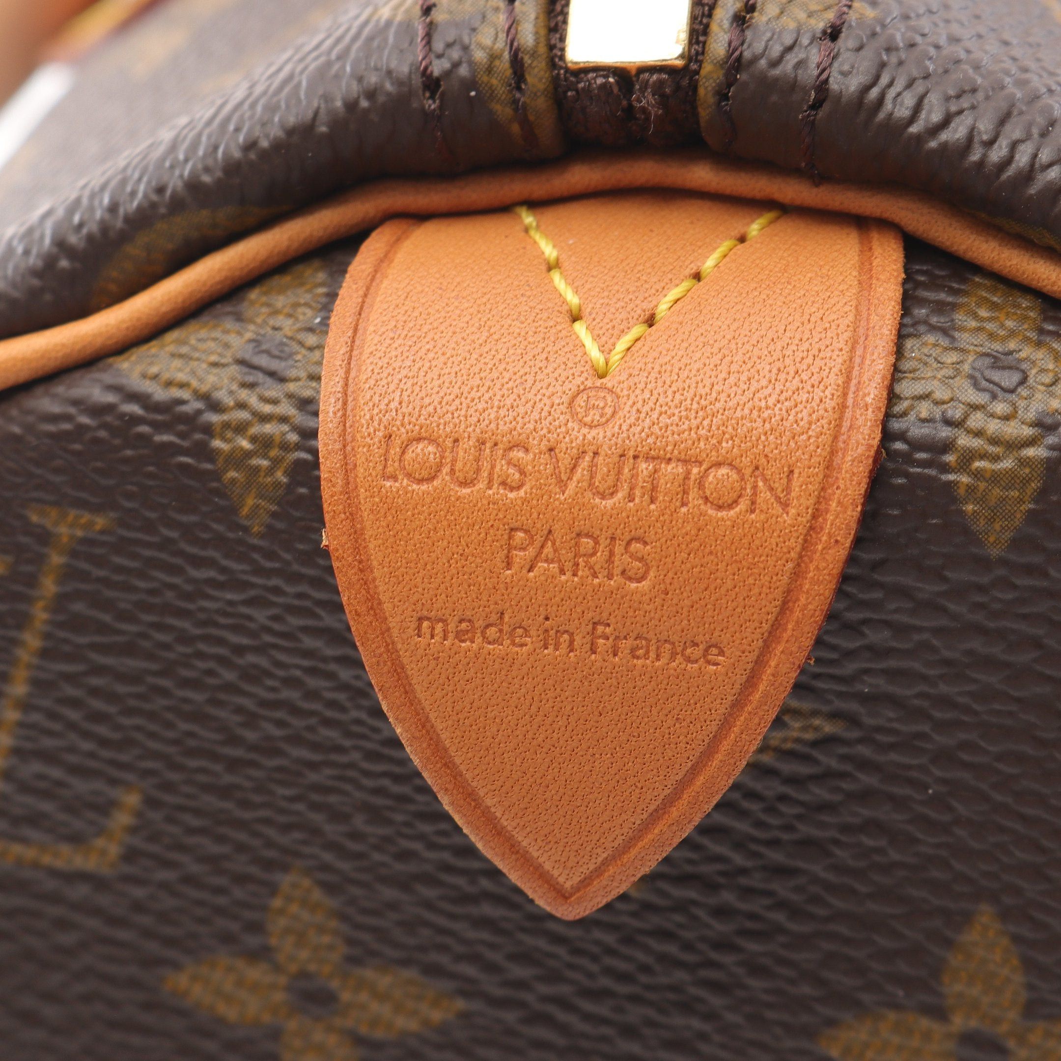 Louis Vuitton Louis Vuitton Speedy 30 Monogram Handbag Leather Brown Size ONE SIZE - 4 Thumbnail