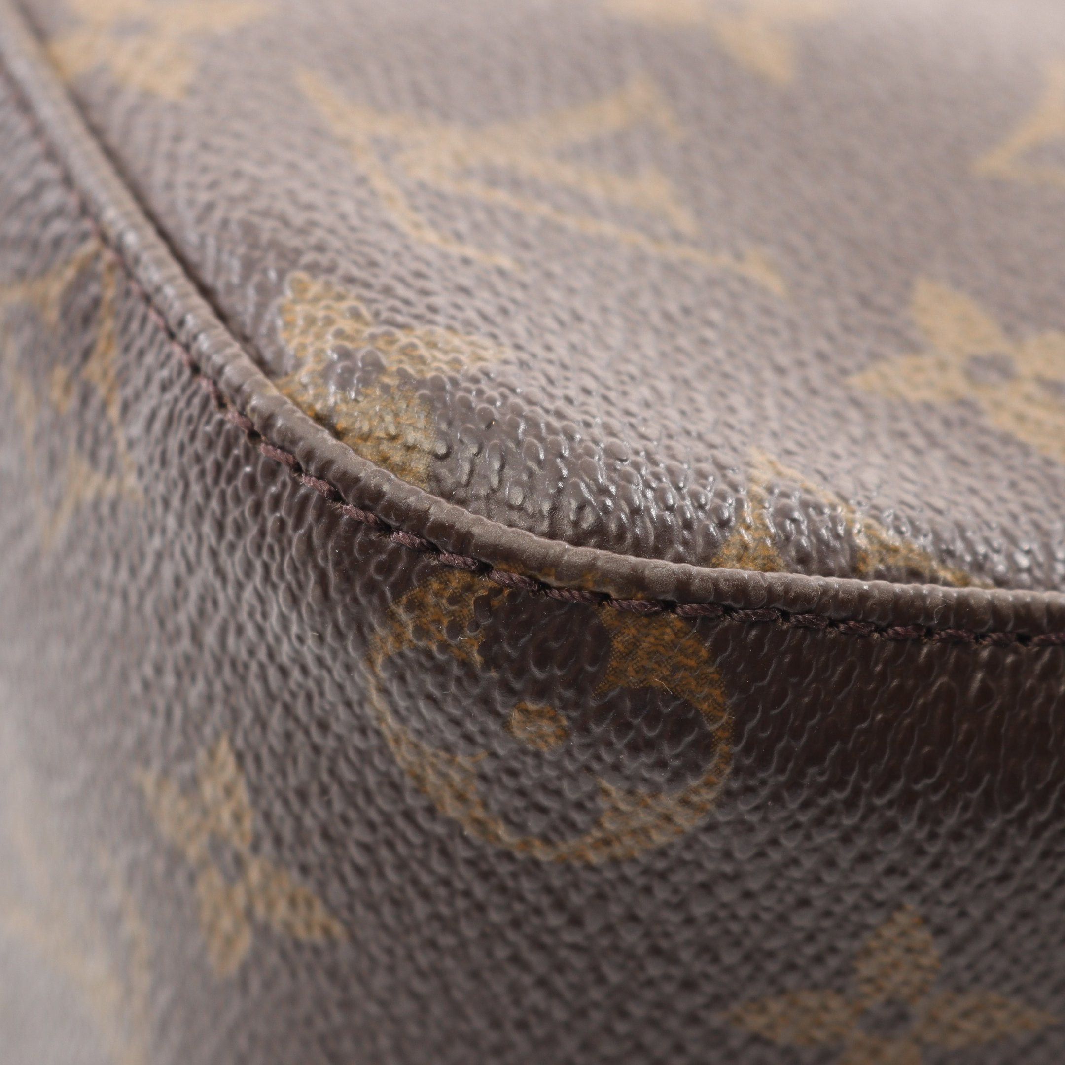 Louis Vuitton Louis Vuitton Looping Mm Monogram Shoulder Bag Leather Brown Size ONE SIZE - 6 Thumbnail
