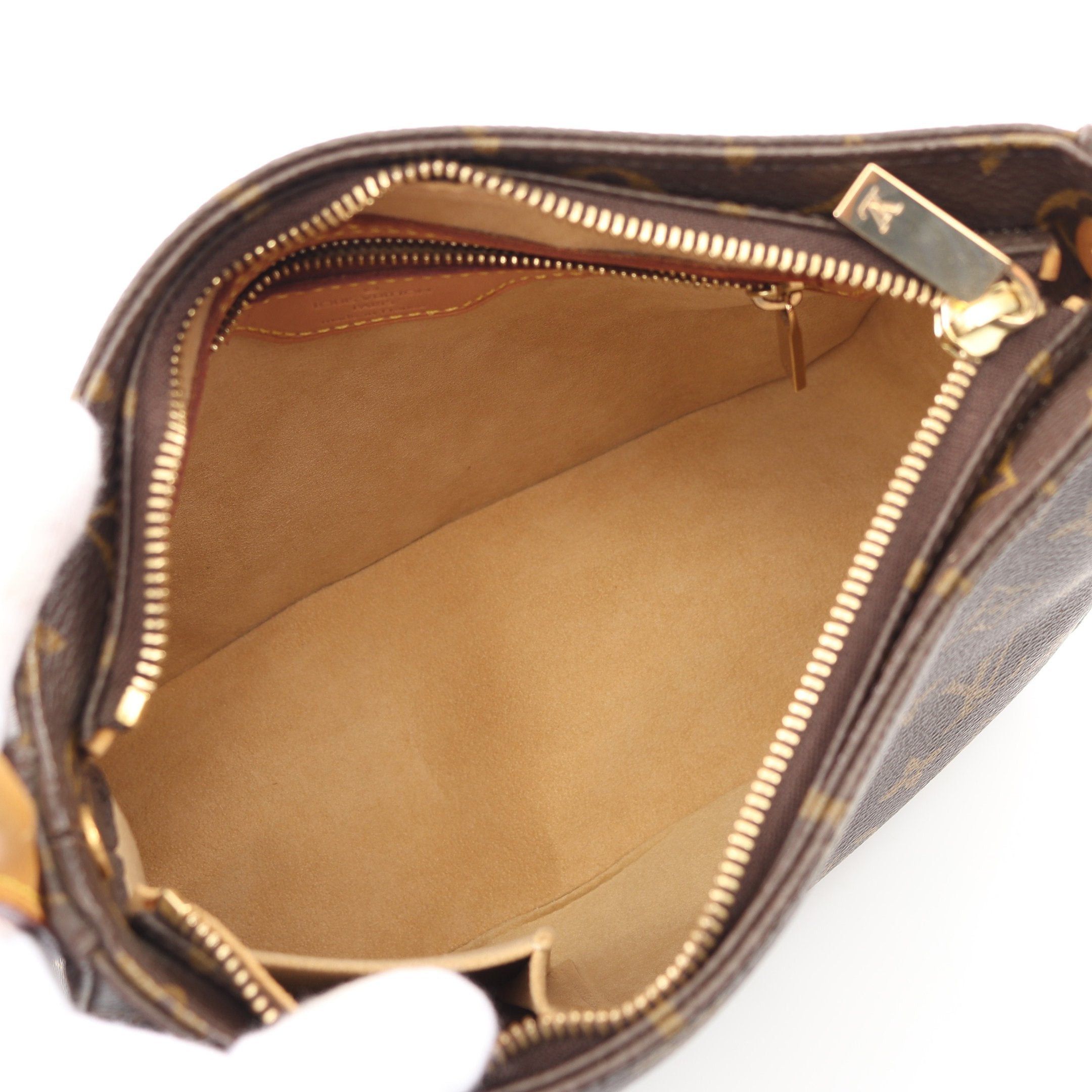 Louis Vuitton Louis Vuitton Looping Mm Monogram Shoulder Bag Leather Brown Size ONE SIZE - 3 Thumbnail