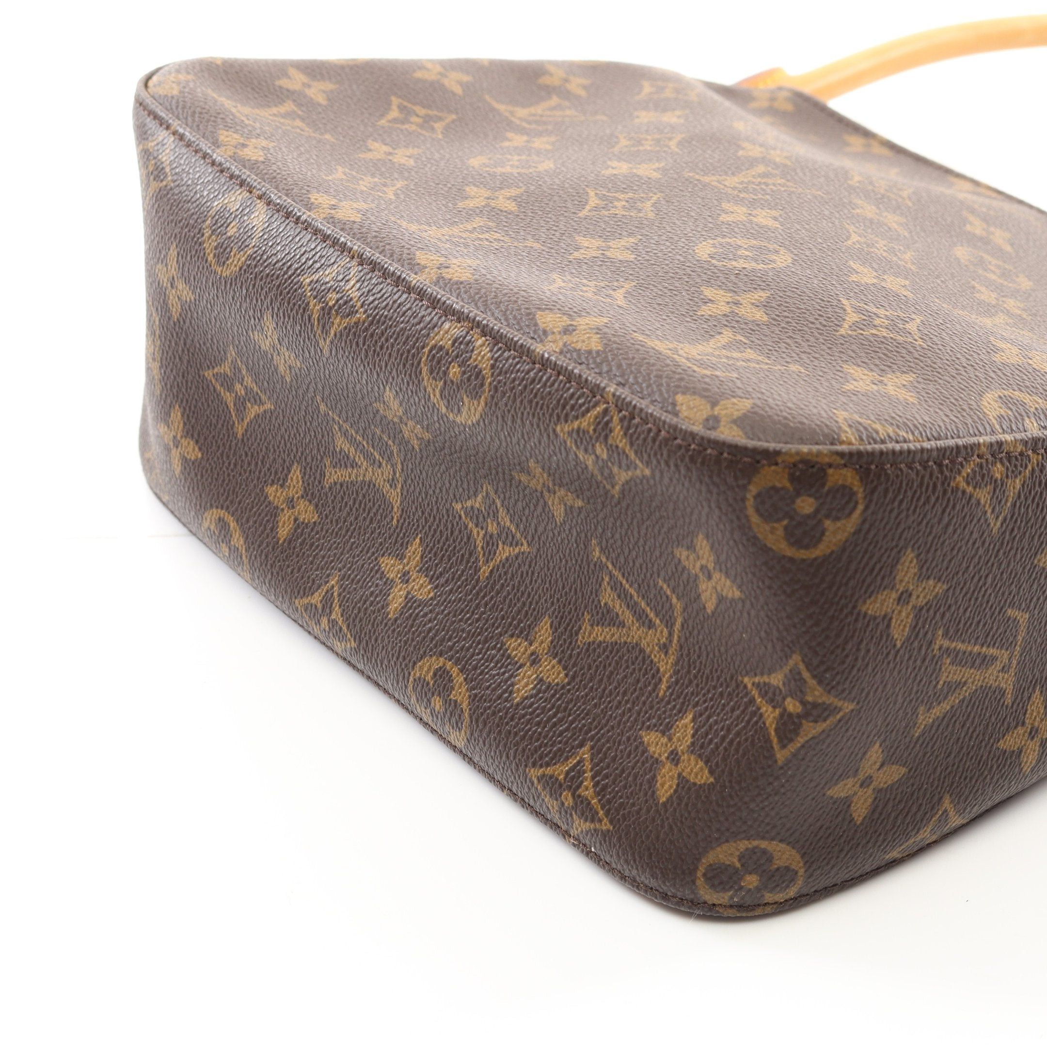 Louis Vuitton Louis Vuitton Looping Mm Monogram Shoulder Bag Leather Brown Size ONE SIZE - 6 Thumbnail