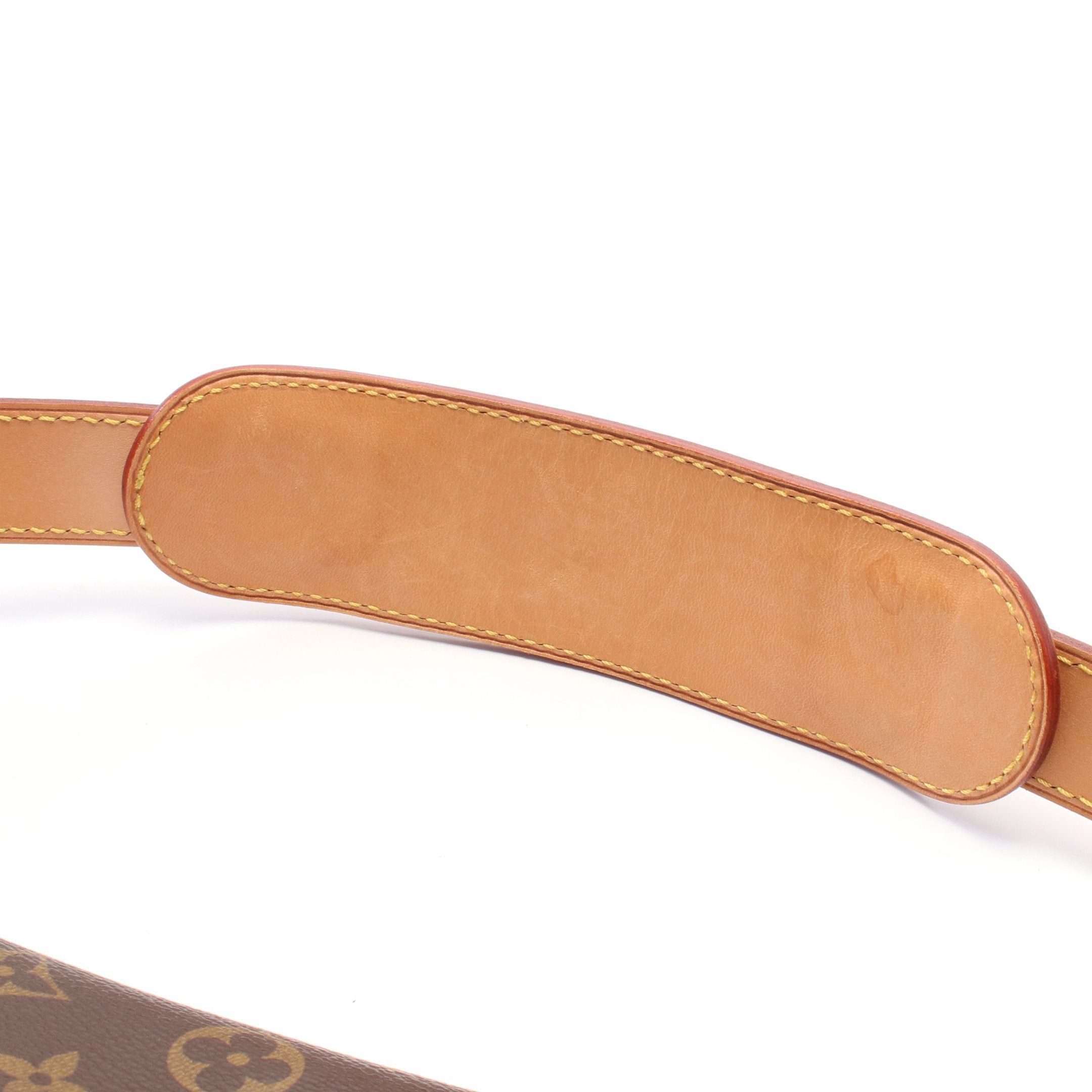 Louis Vuitton Louis Vuitton Hudson Pm Monogram Shoulder Bag Leather Brown Size ONE SIZE - 8 Thumbnail